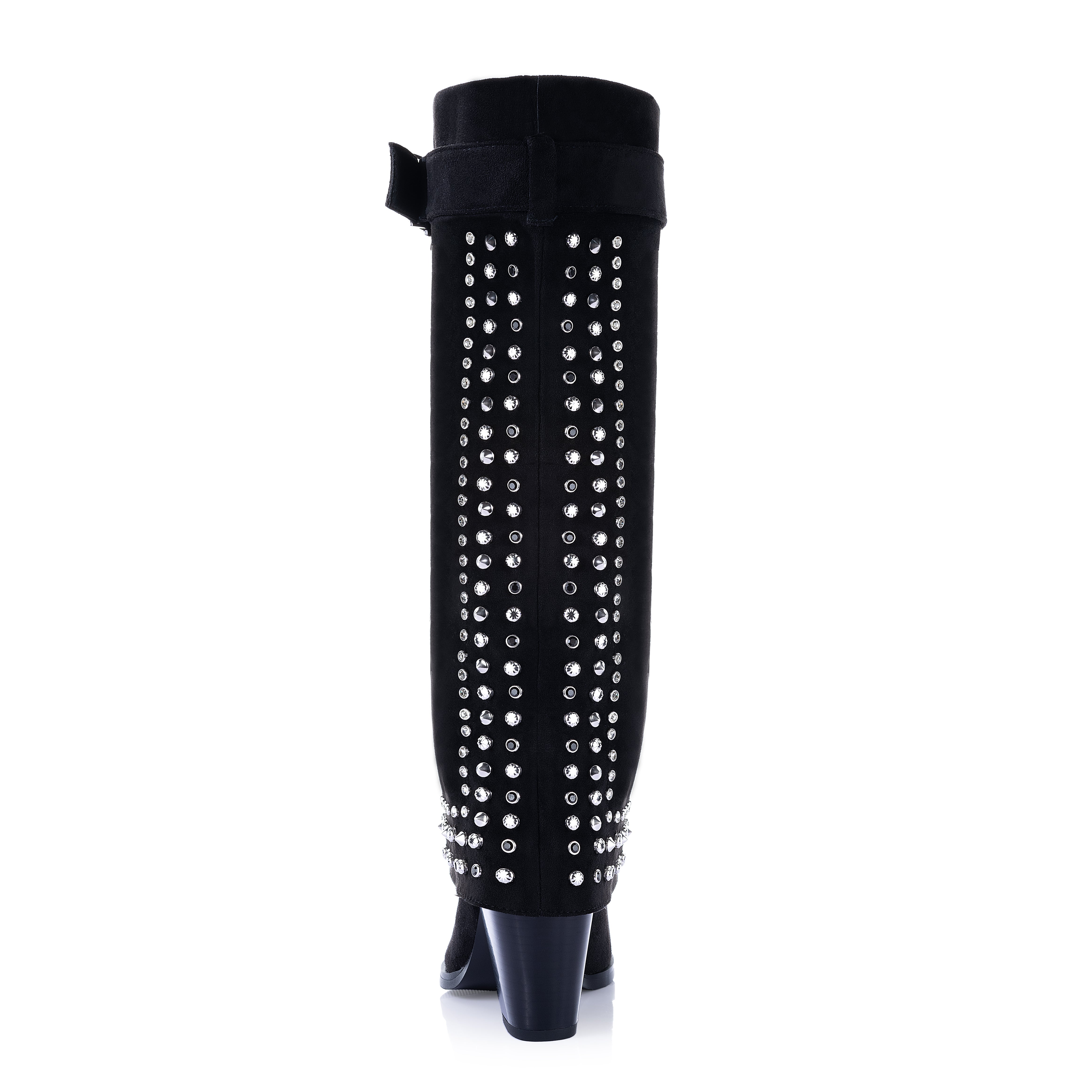STUDDED SUEDE BOOT