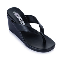 Kaia wedge flip-flops