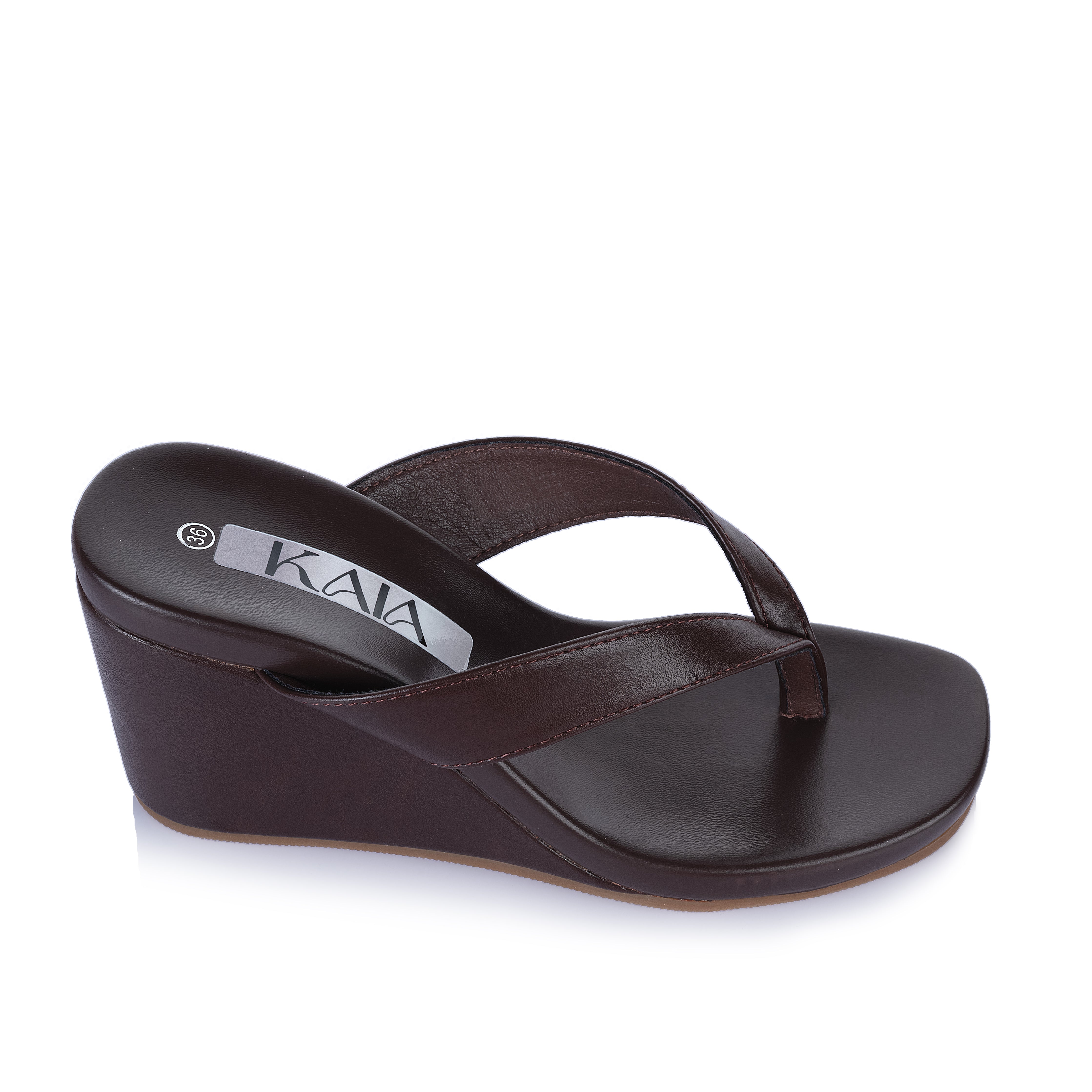Kaia wedge flip-flops