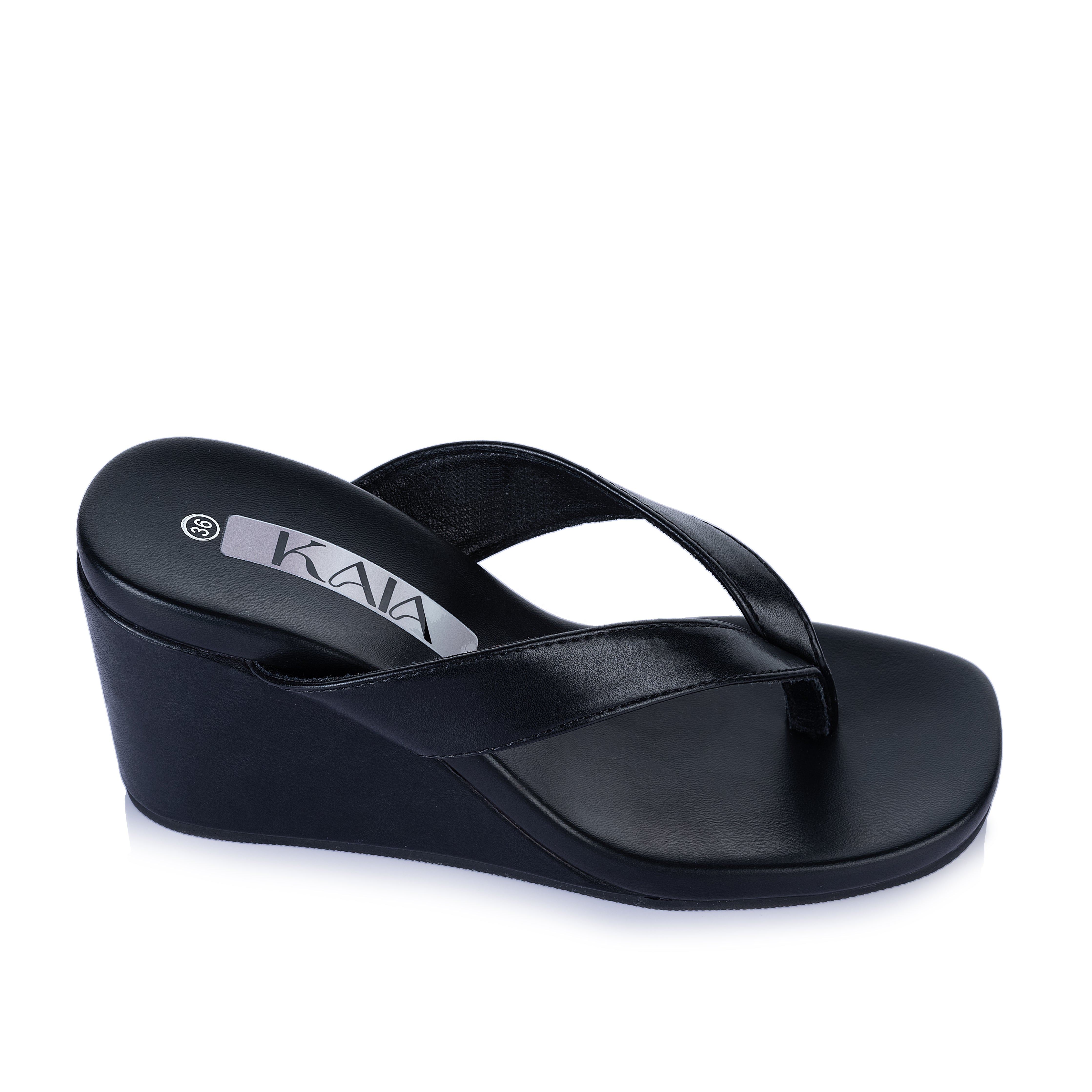 Kaia wedge flip-flops