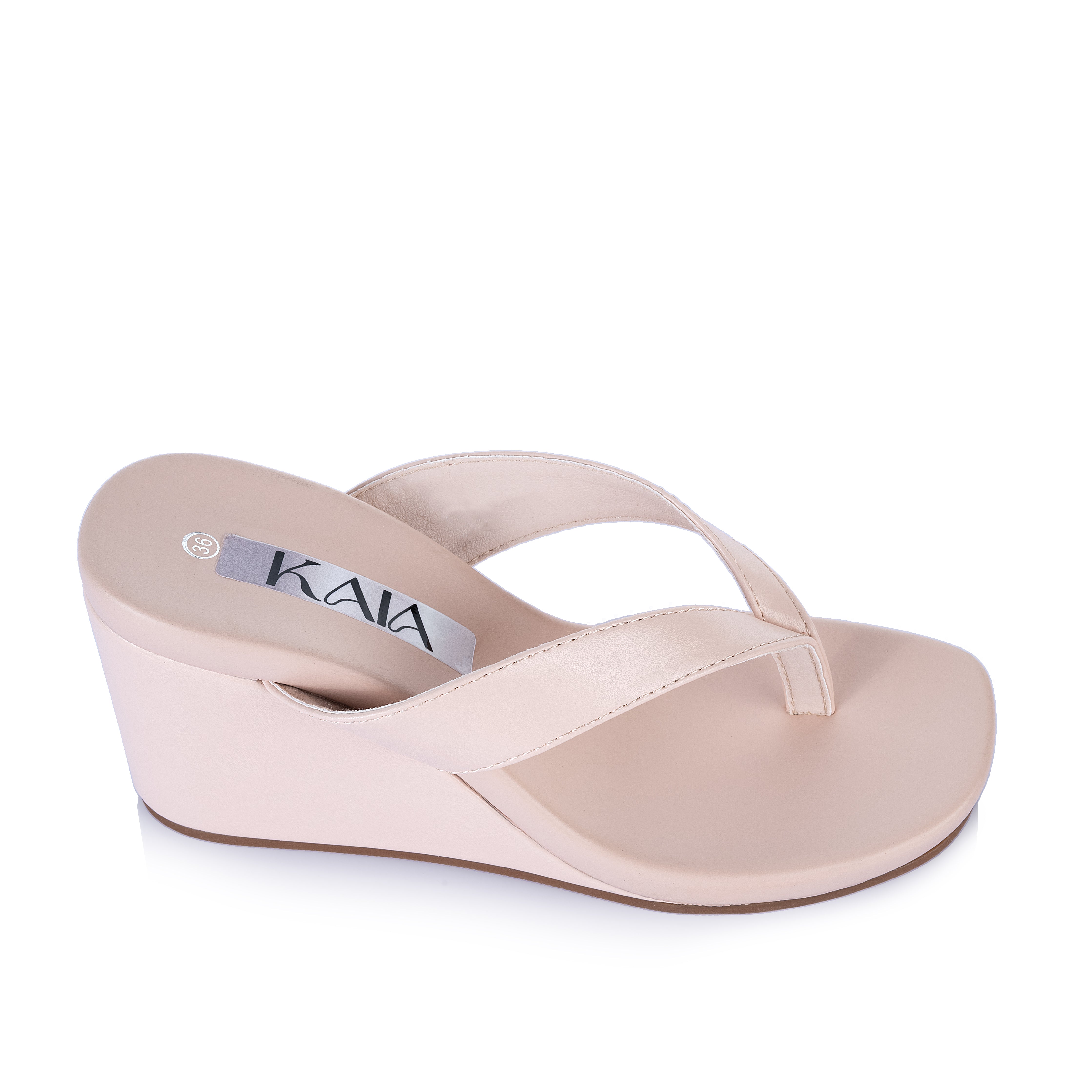 Kaia wedge flip-flops