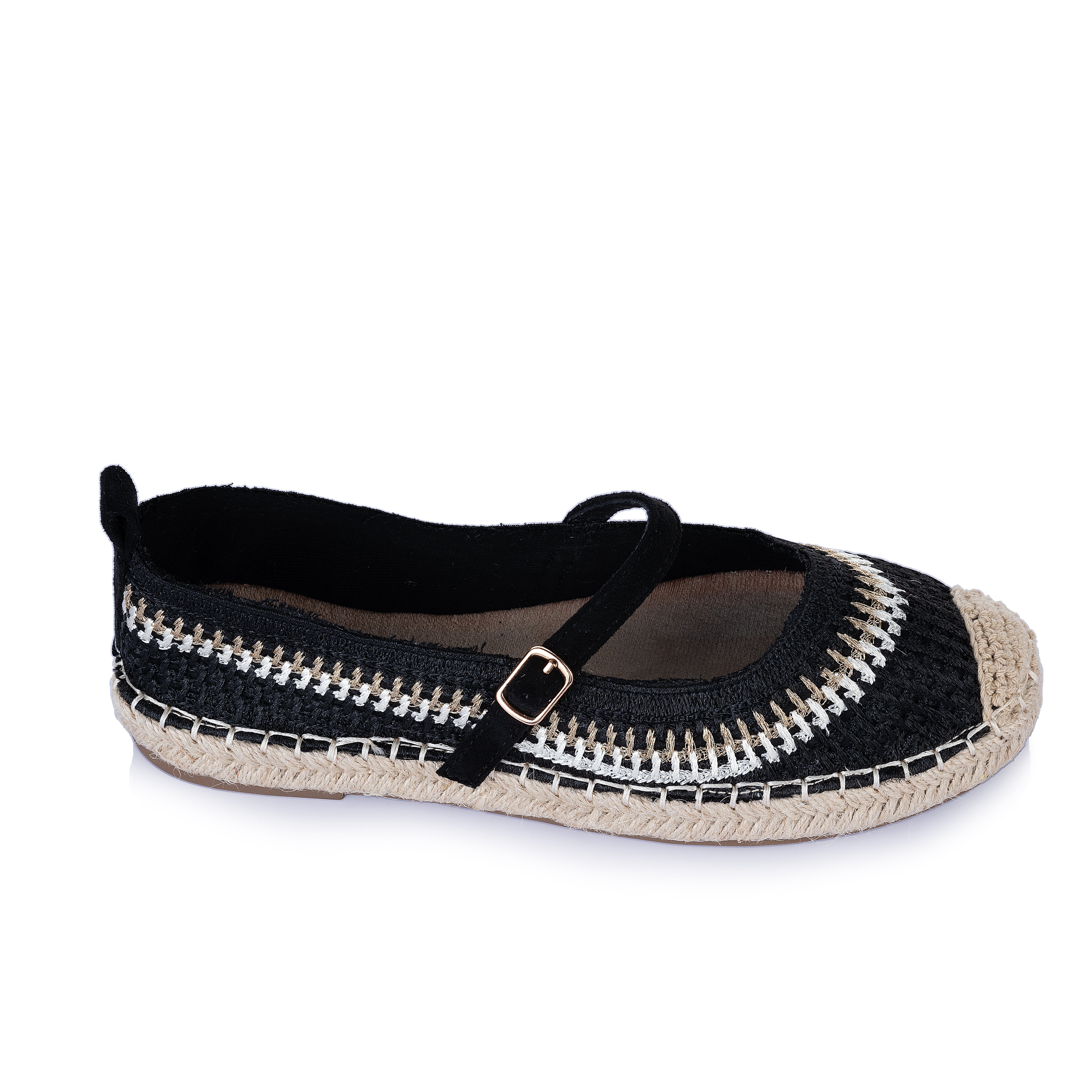 Espadrille Mary Jane Flats