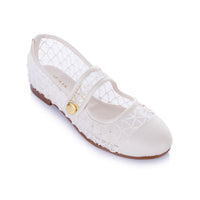 Buckle-strap ballerinas