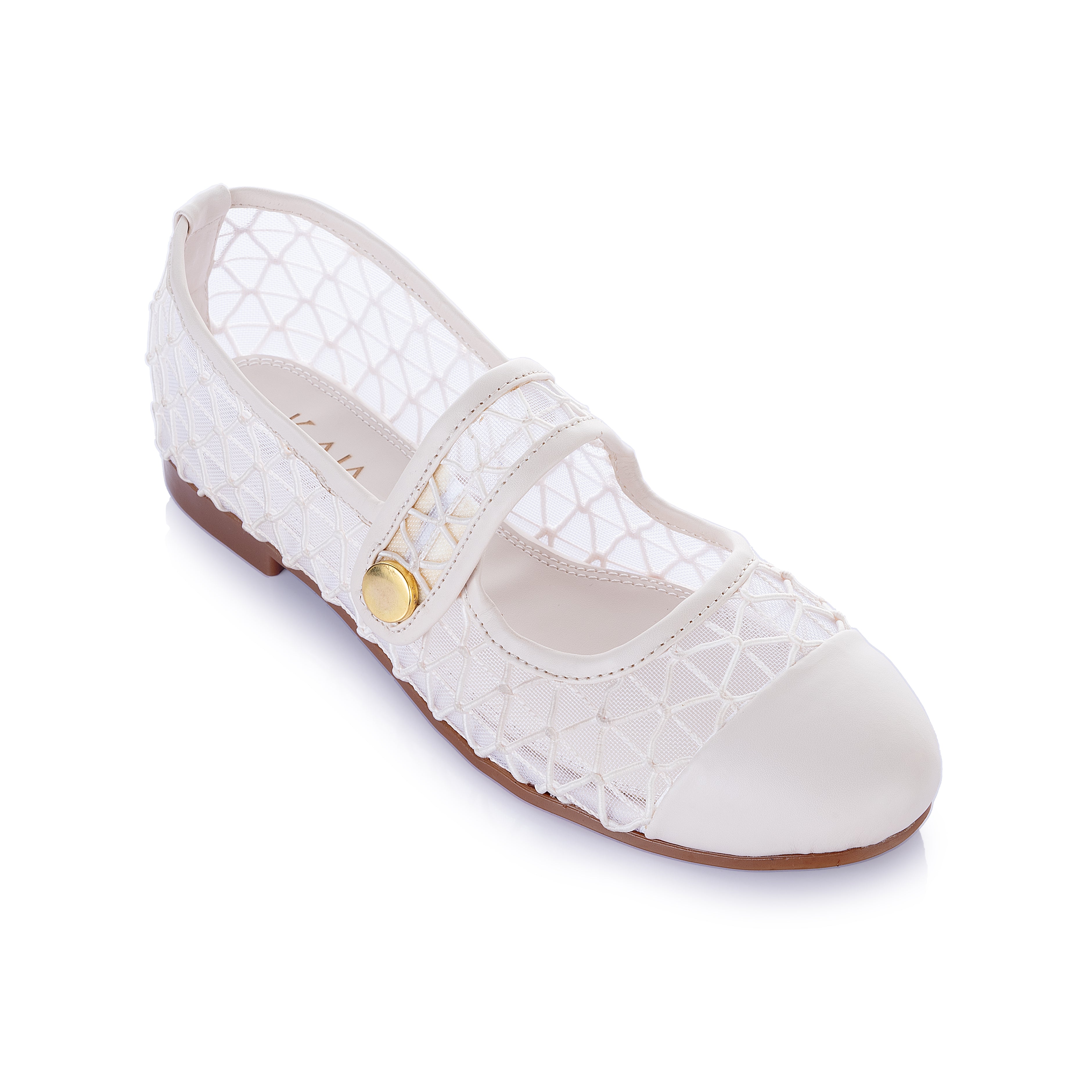 Buckle-strap ballerinas
