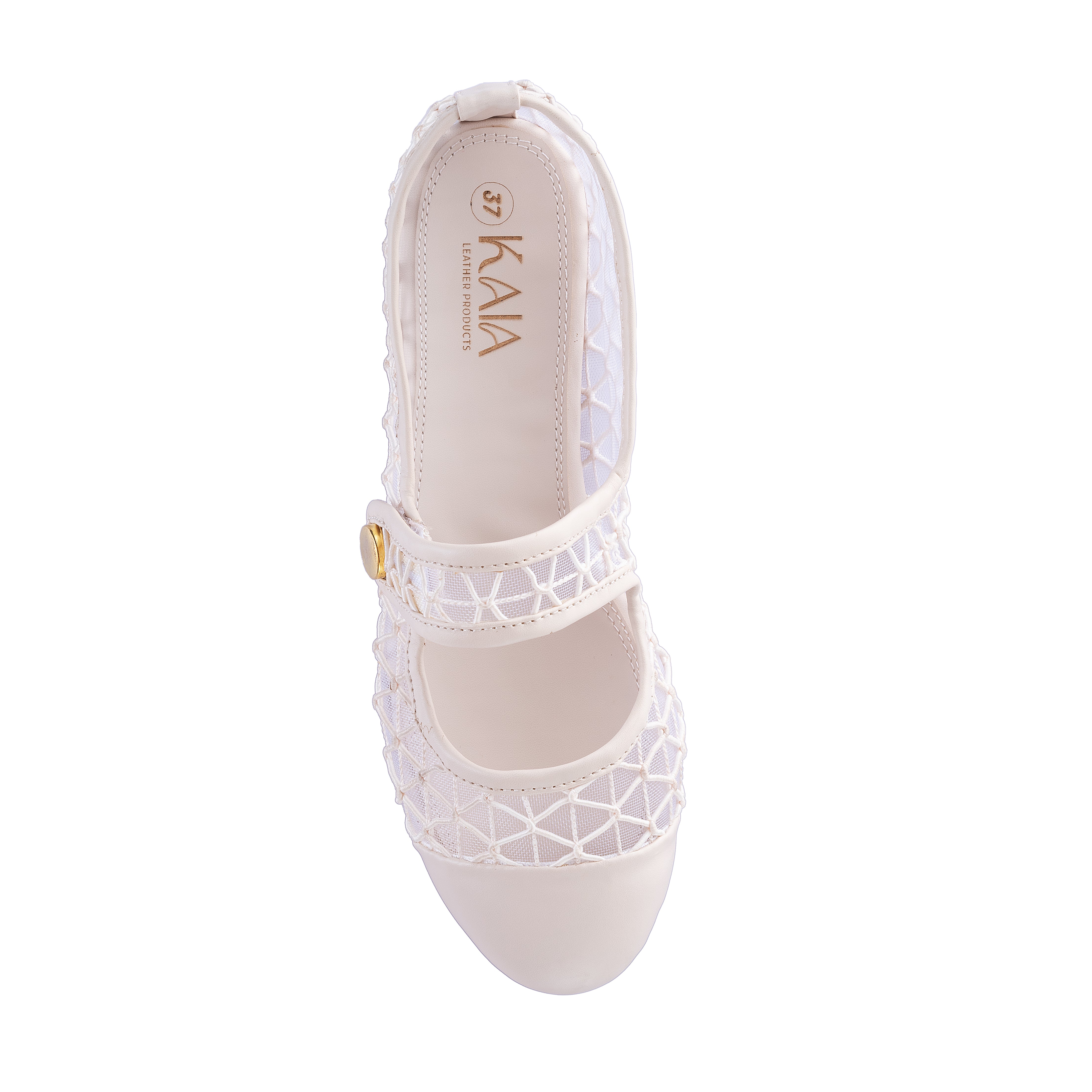 Buckle-strap ballerinas