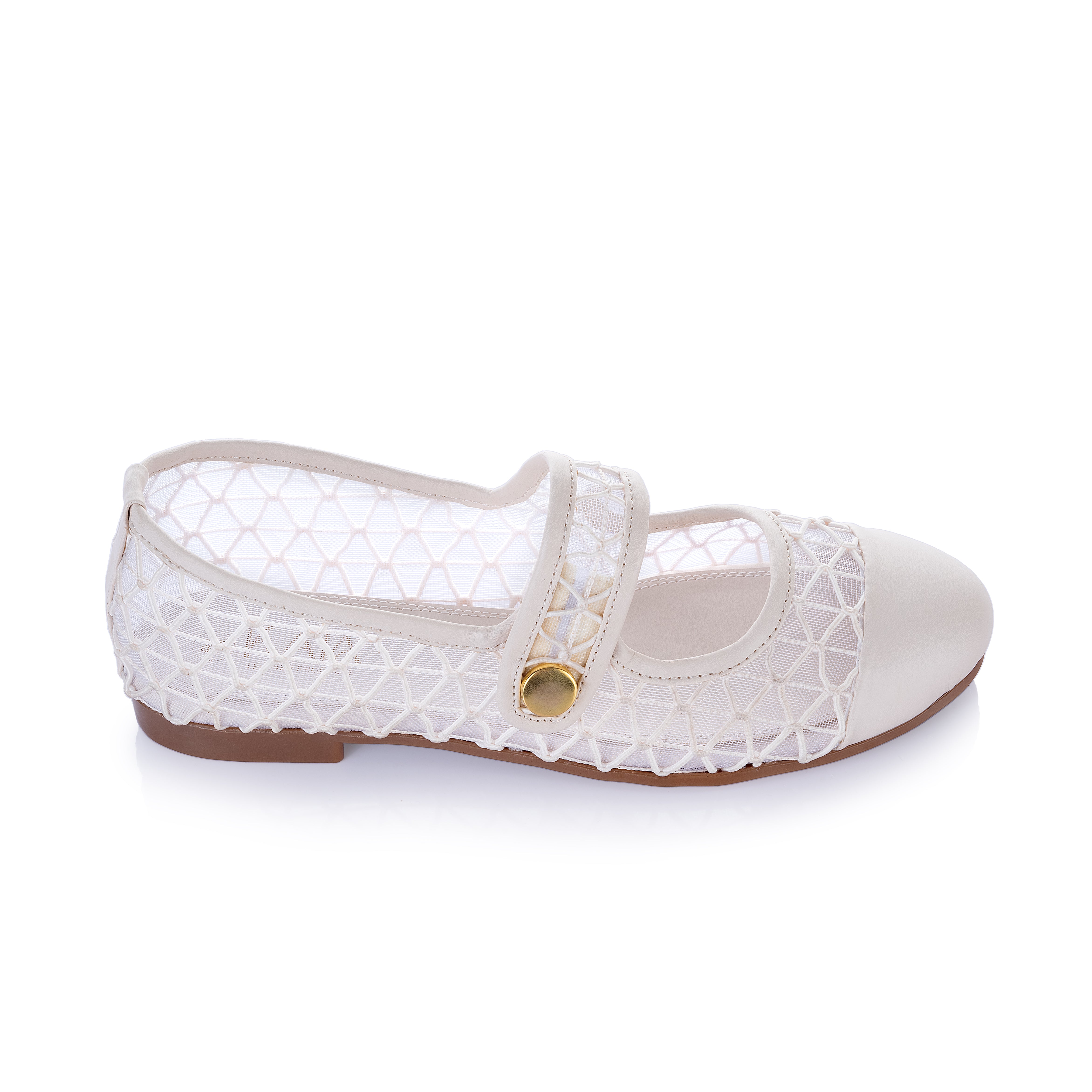 Buckle-strap ballerinas