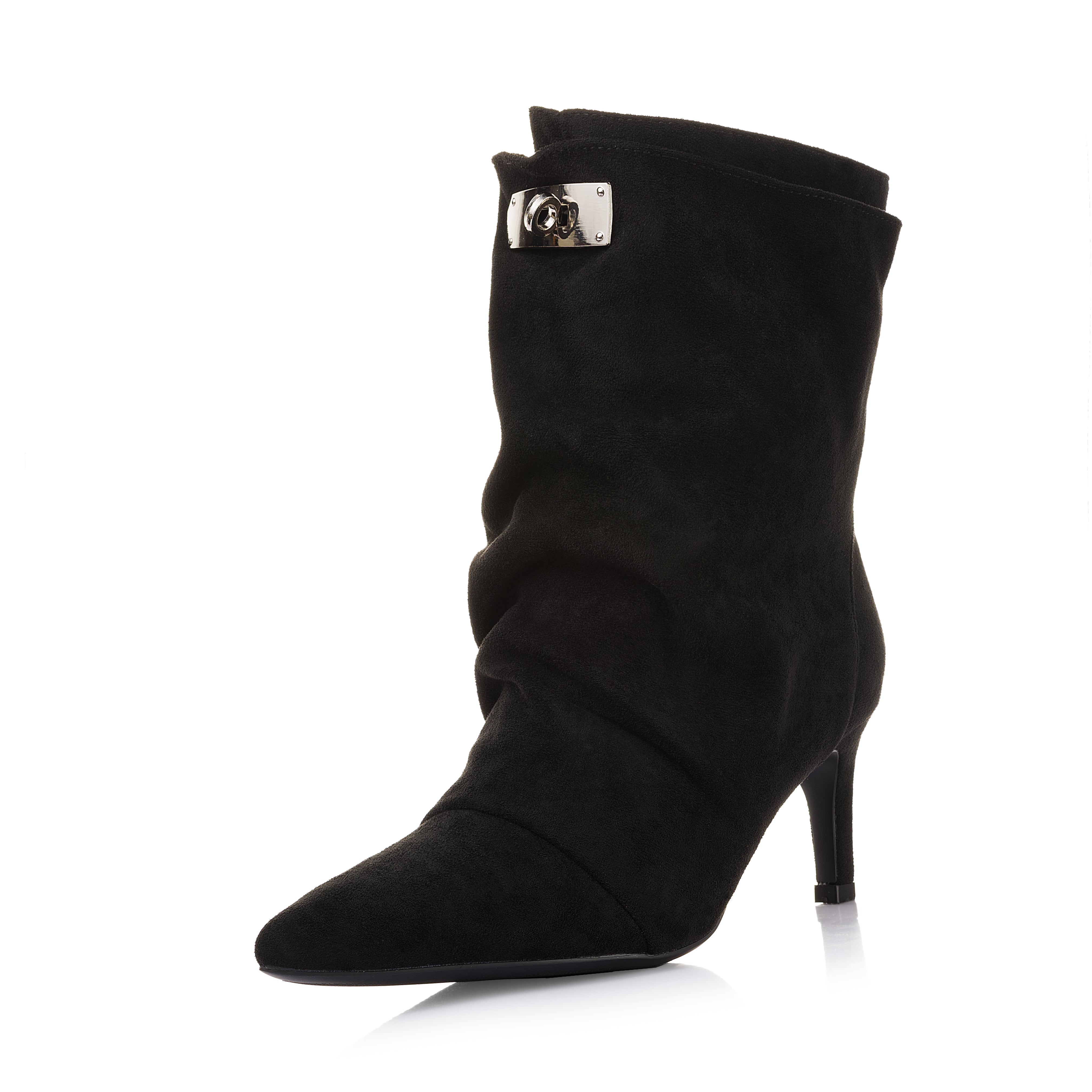 Clasp Suede Boot