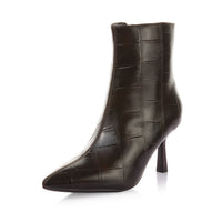 Embossed Heel Boot