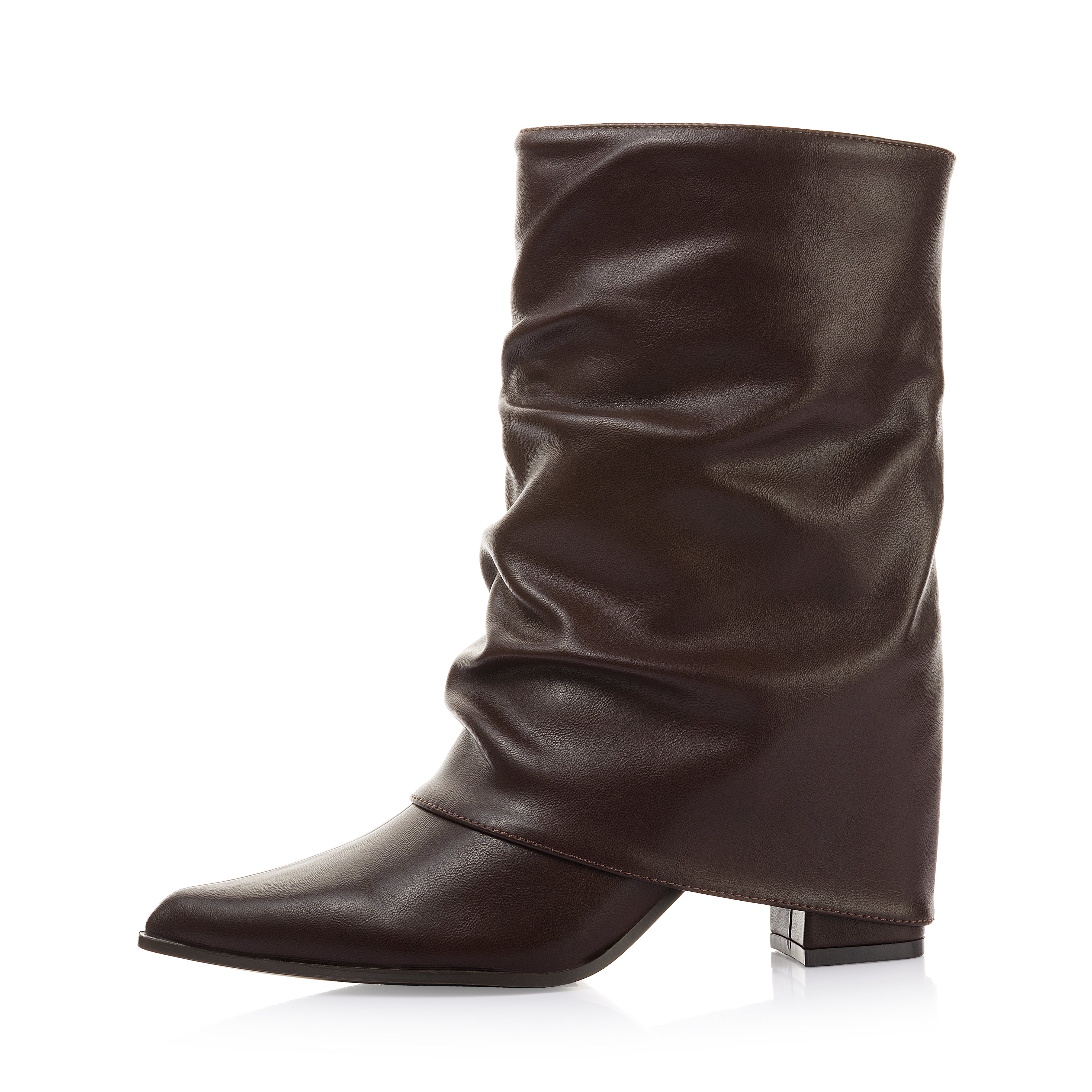 Crease Leather Boot