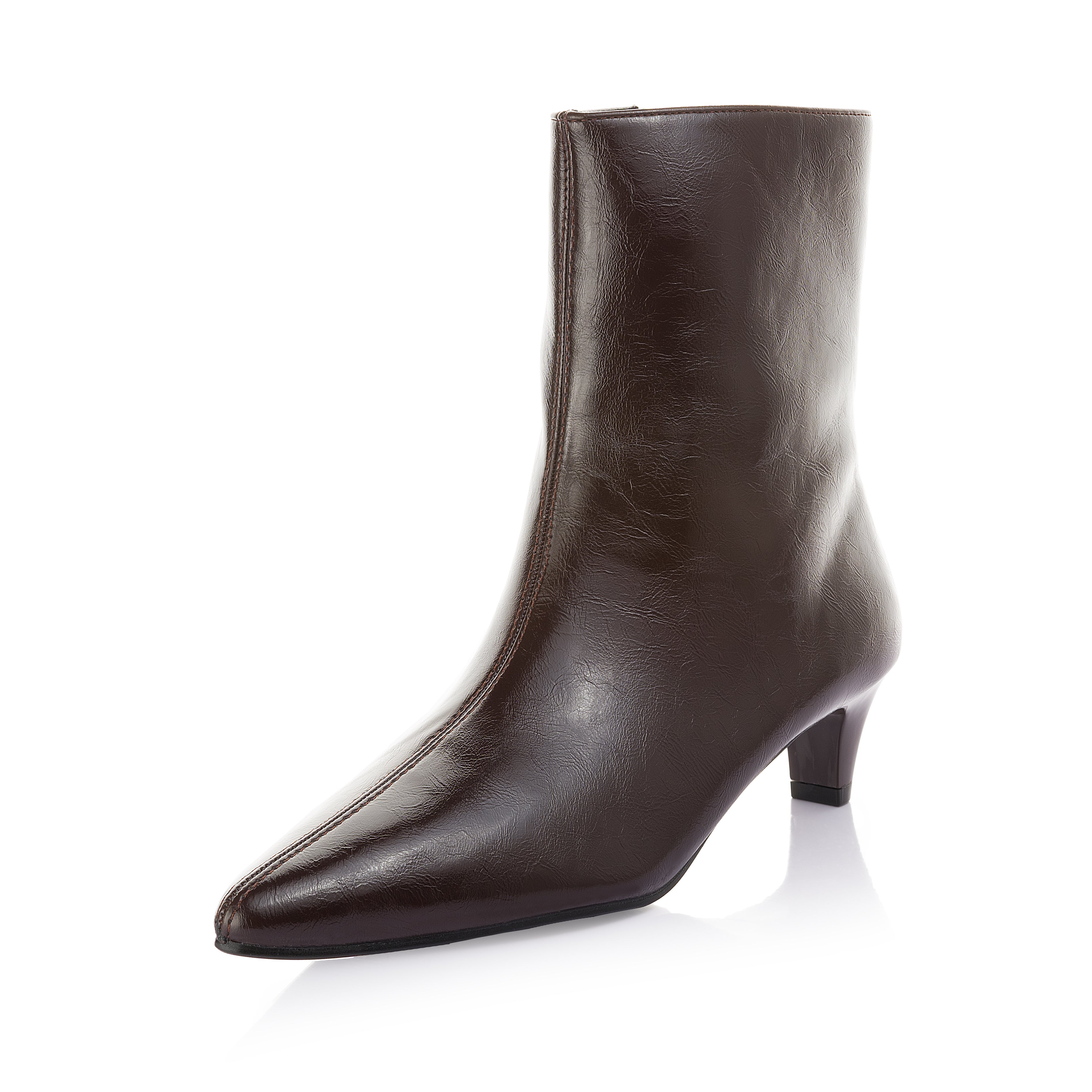 Glossy Pointed Boot