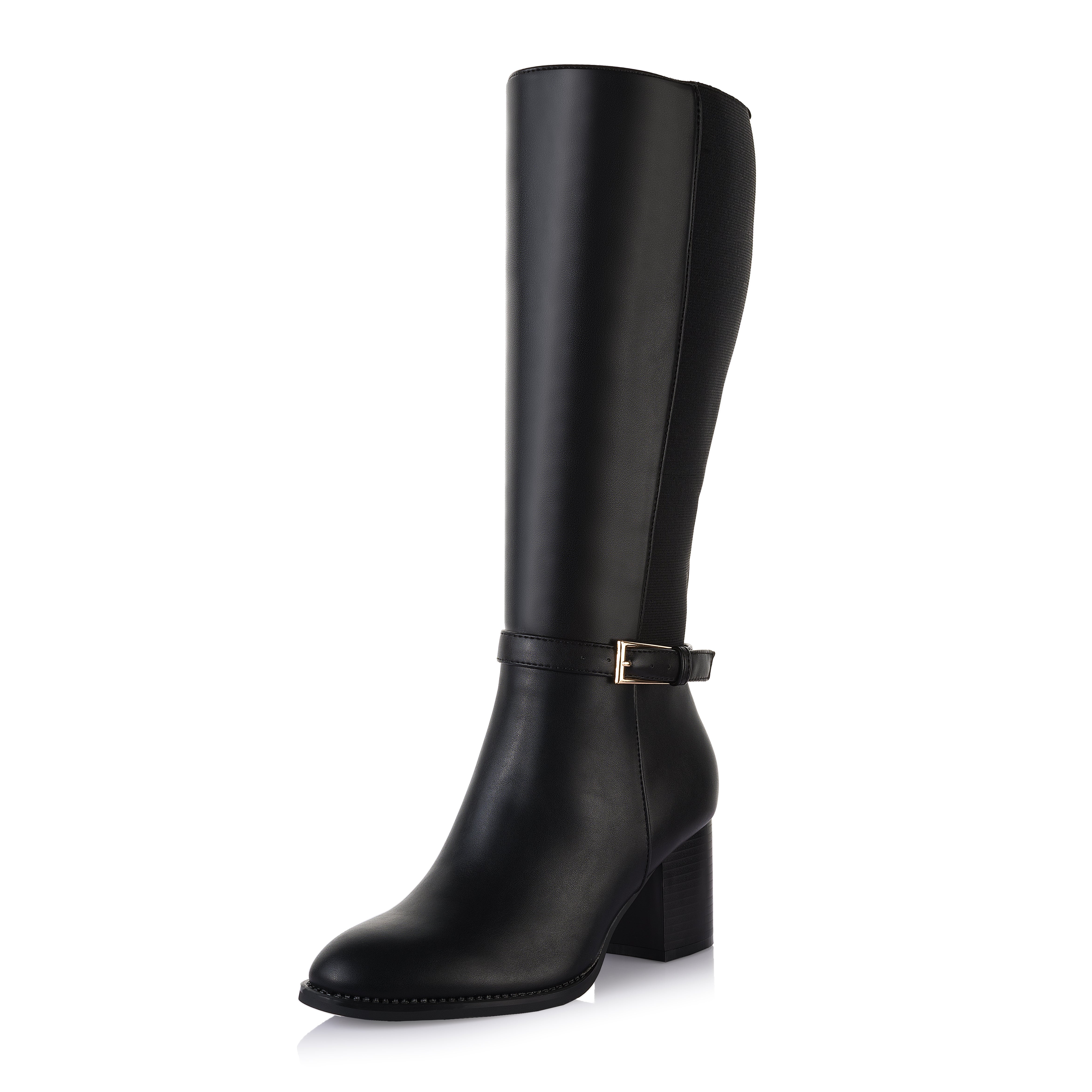 Buckle Elastic Boot
