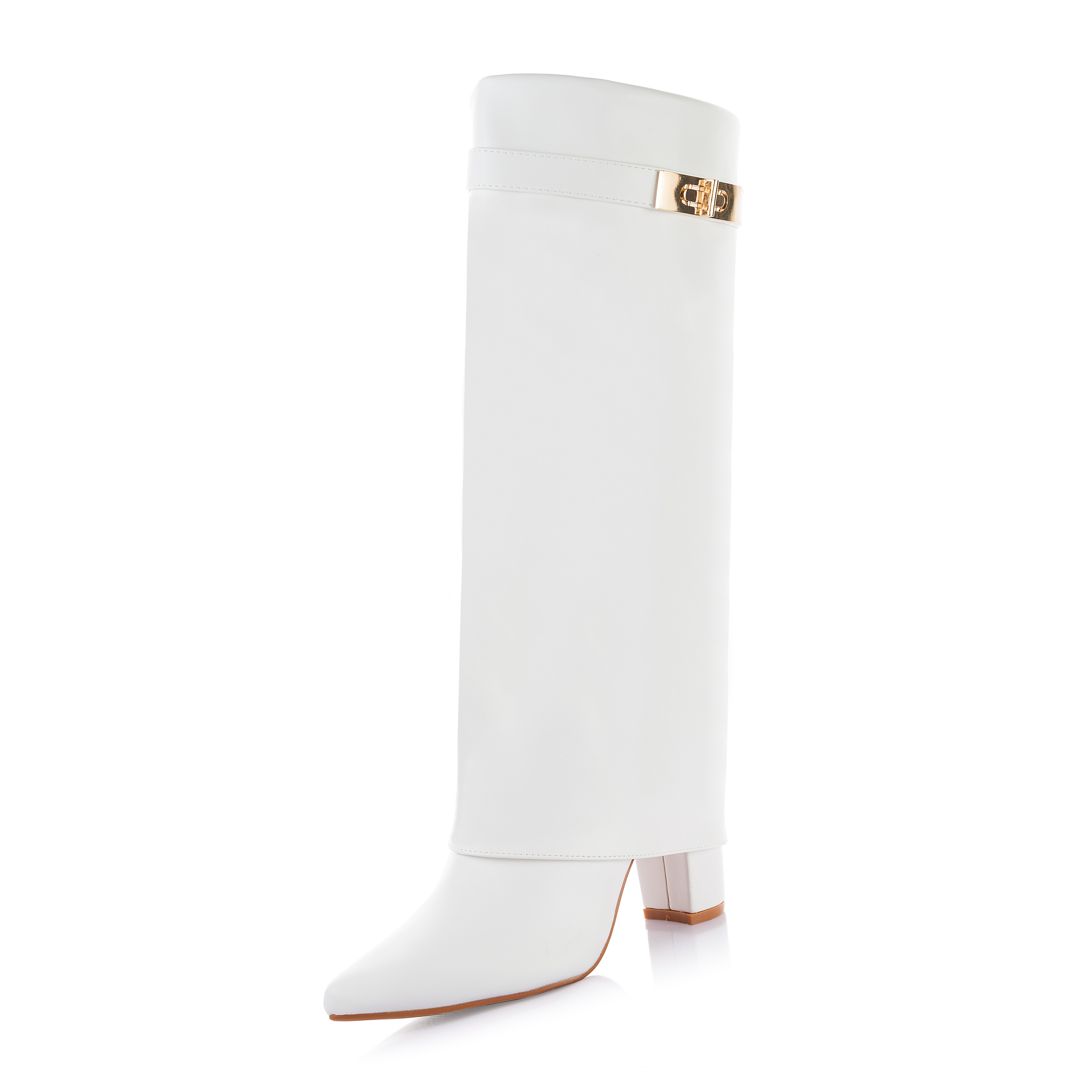 Soft Leather Buckle Boot