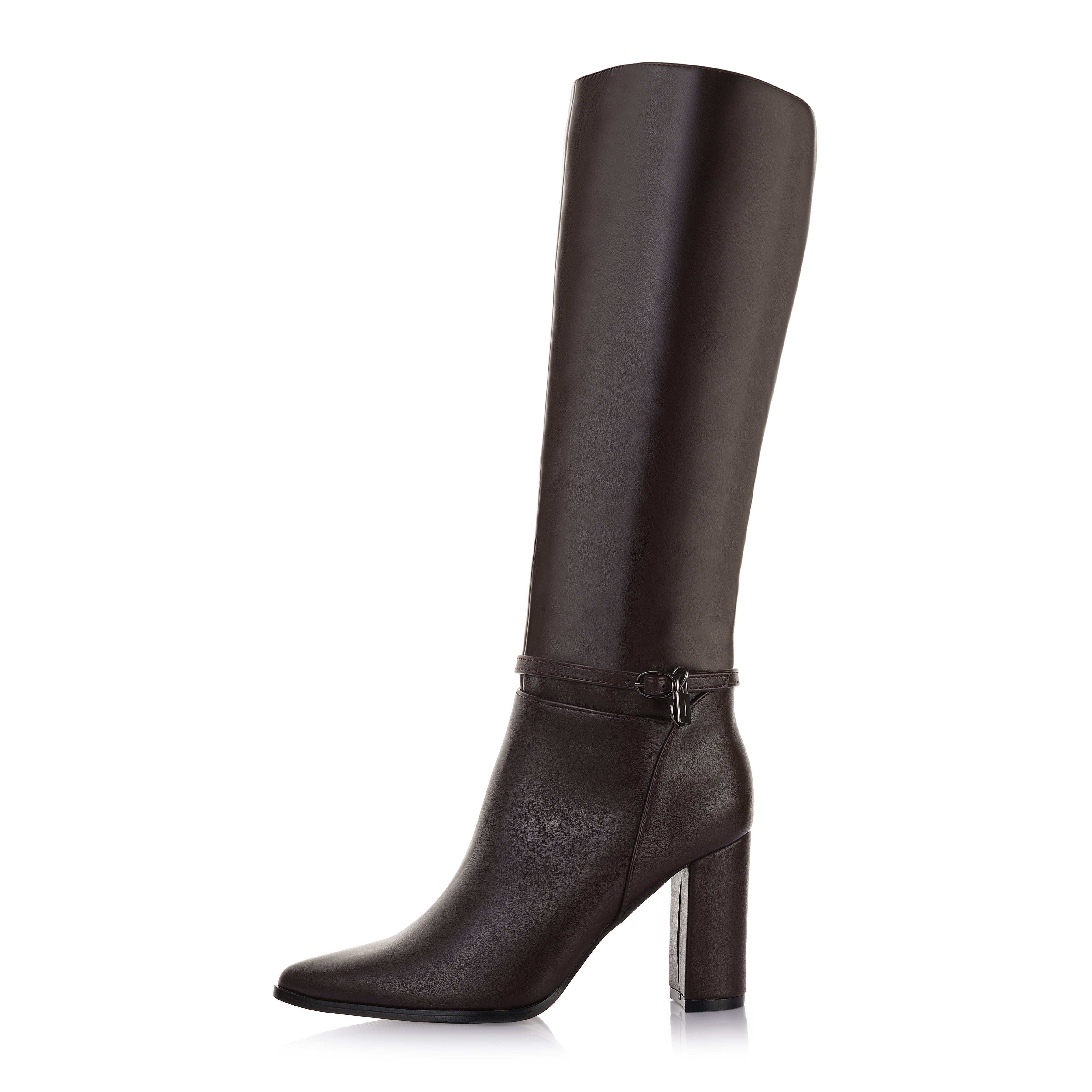 Ankle Strap Block Boot