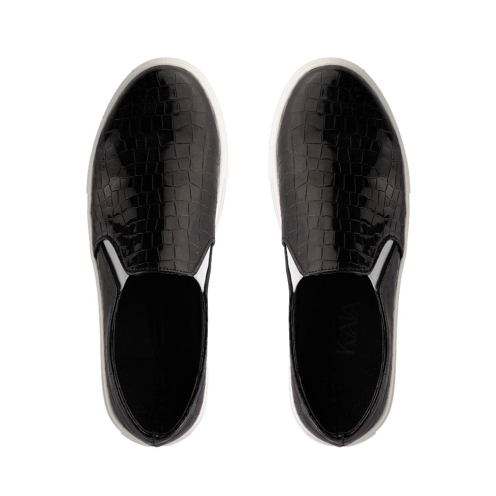 Metallic Scaled Slip-ons