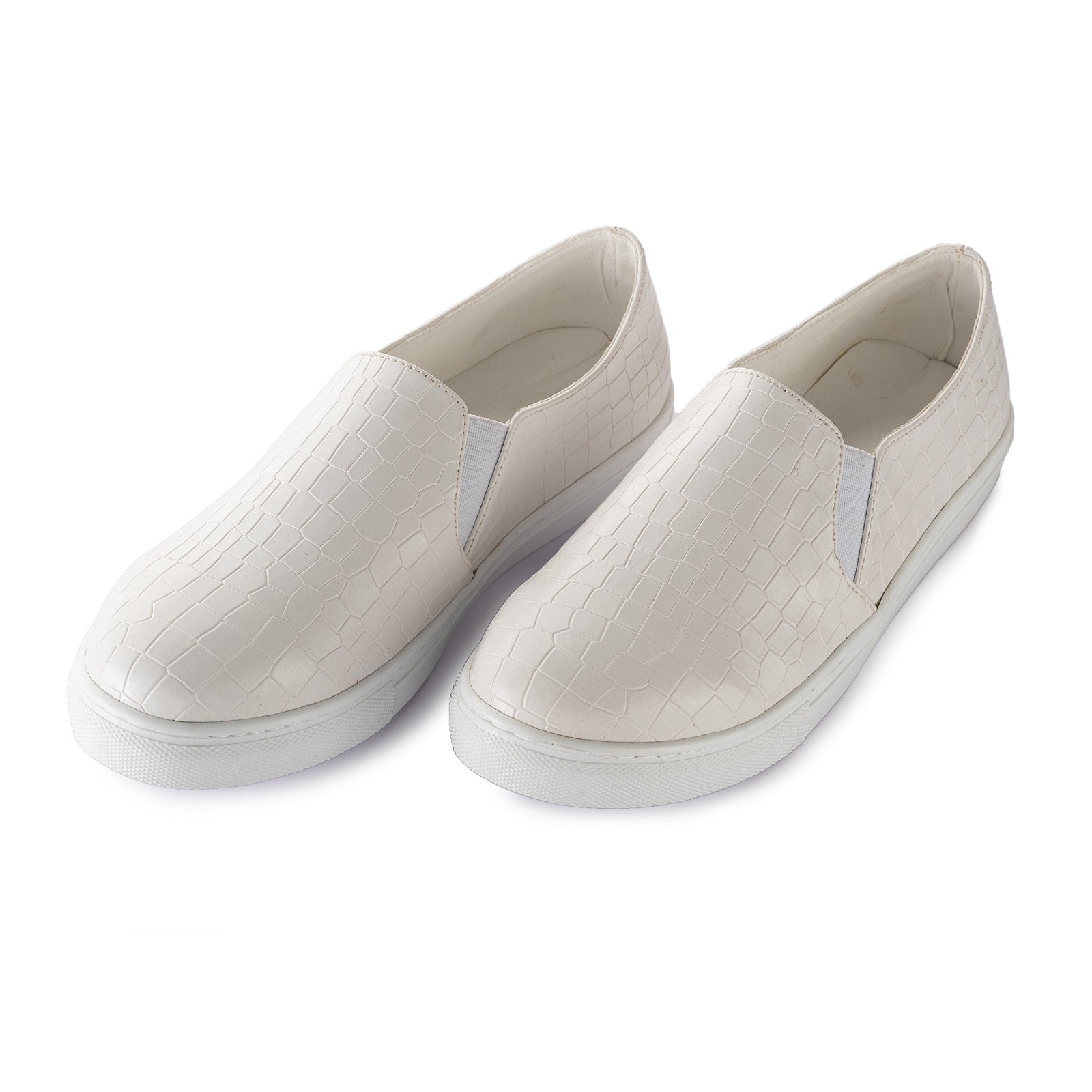 Metallic Scaled Slip-ons