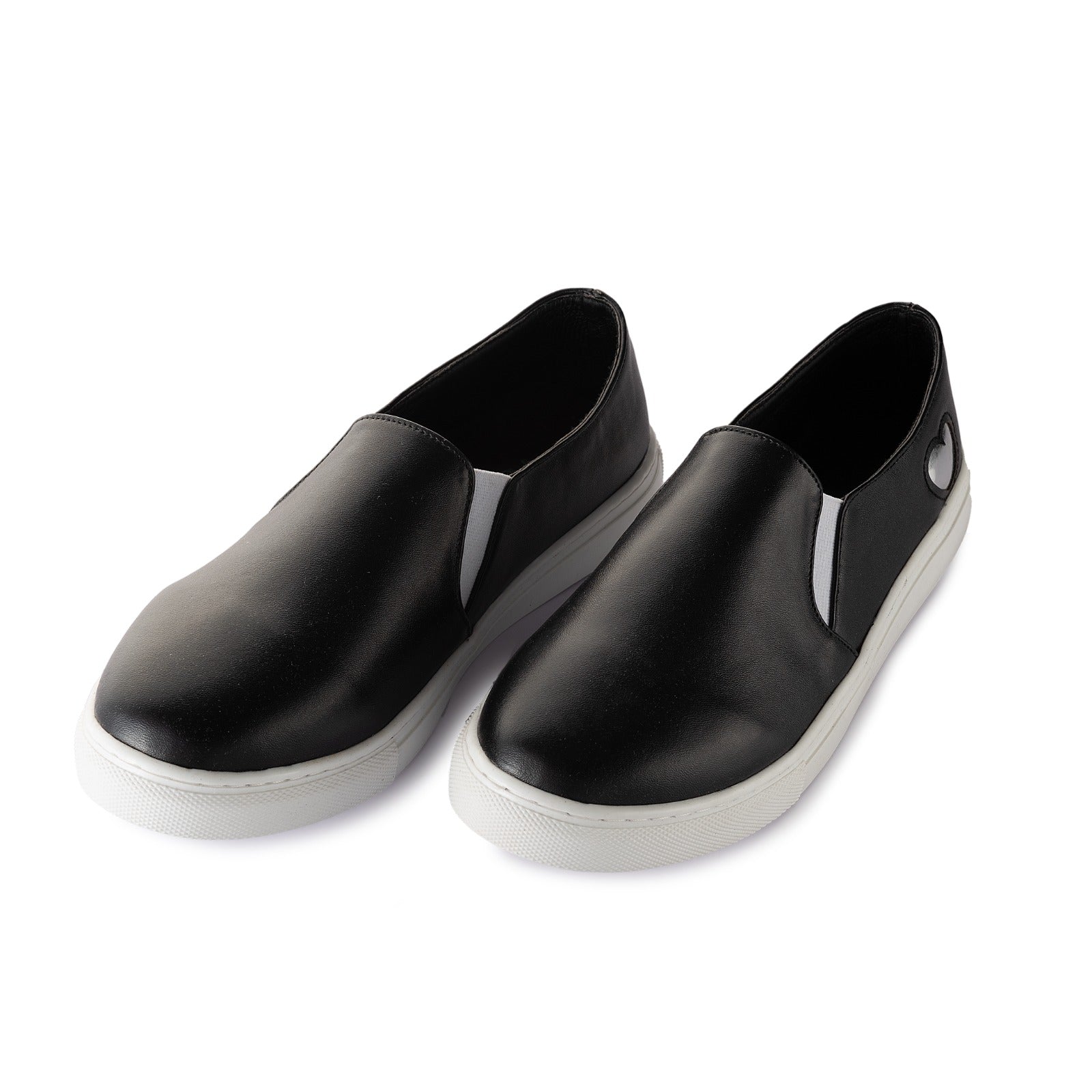 Leather slip on hotsell