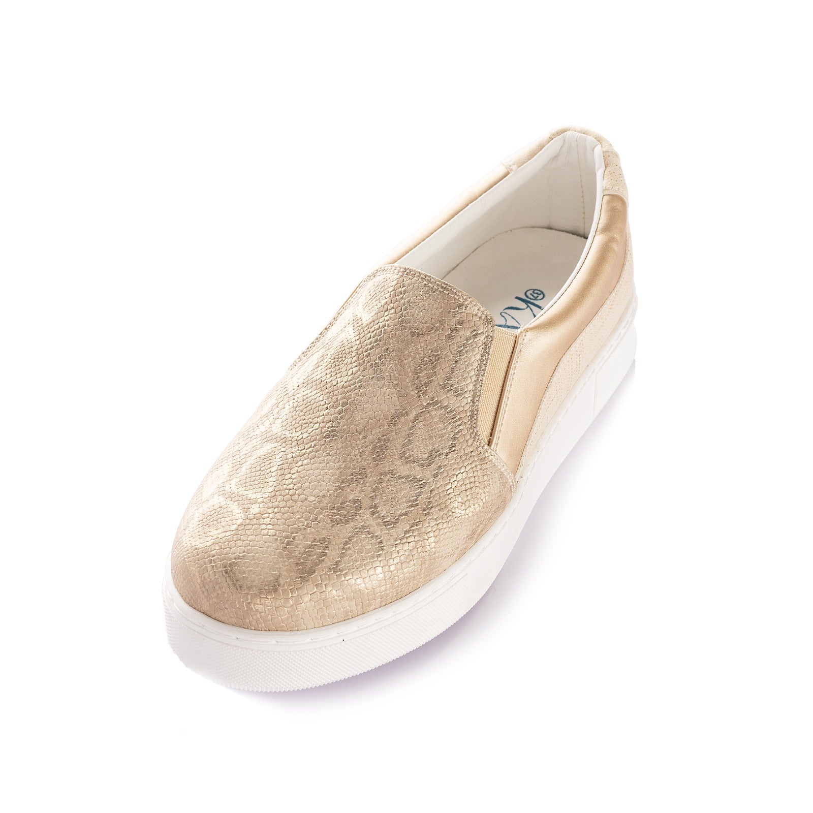 Snakeskin slip on shop