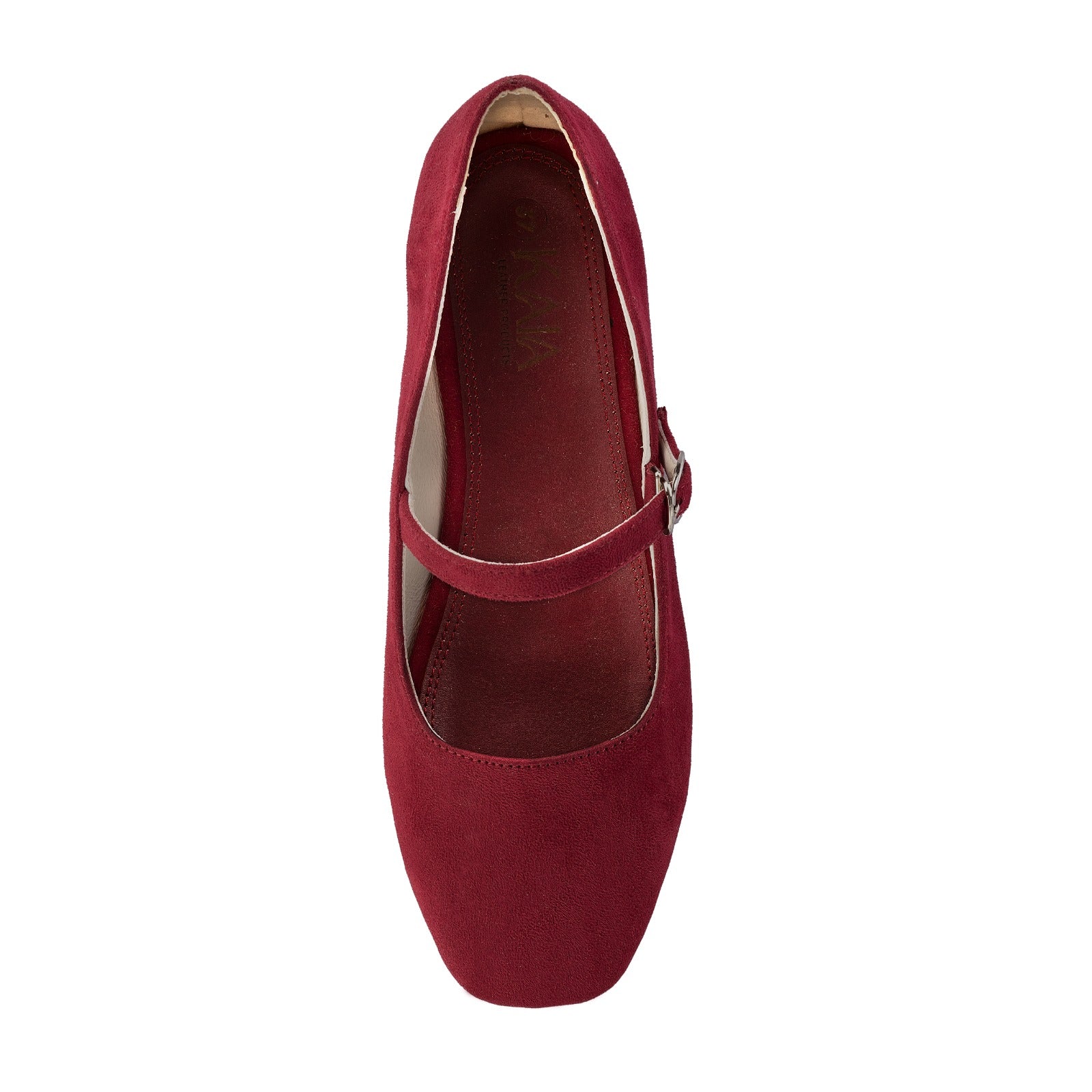 Suede Mary Jane Ballerina