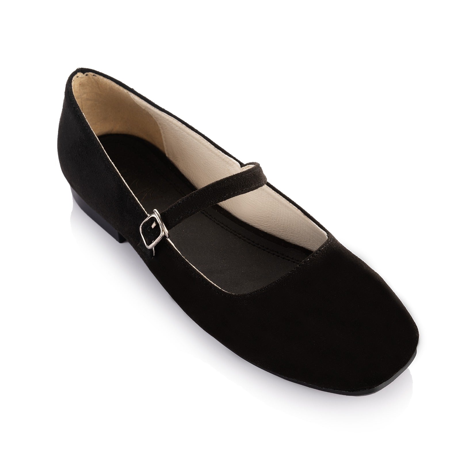 Suede Mary Jane Ballerina