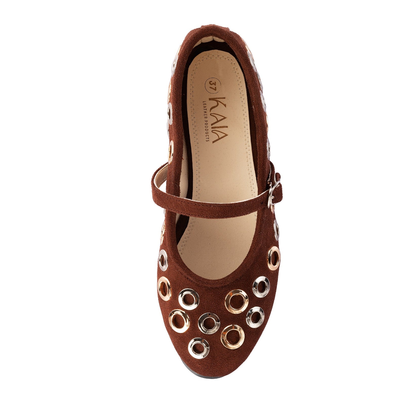 Studded Mary Jane Ballerina