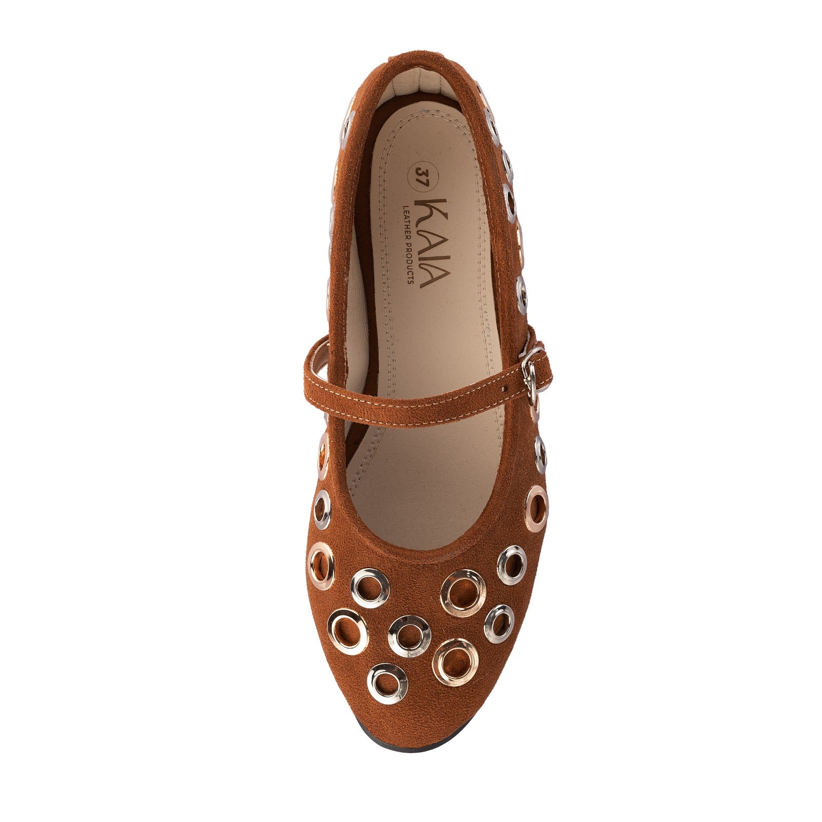 Studded Mary Jane Ballerina
