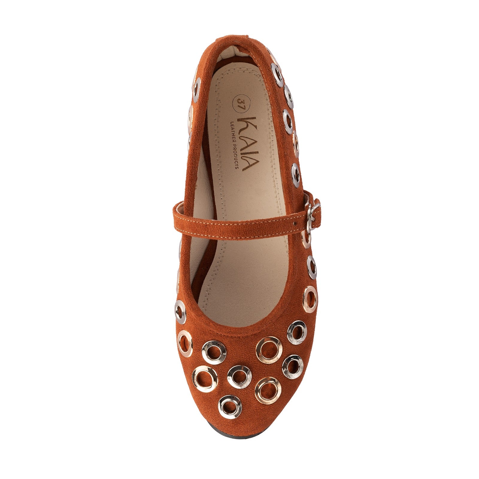 Studded Mary Jane Ballerina