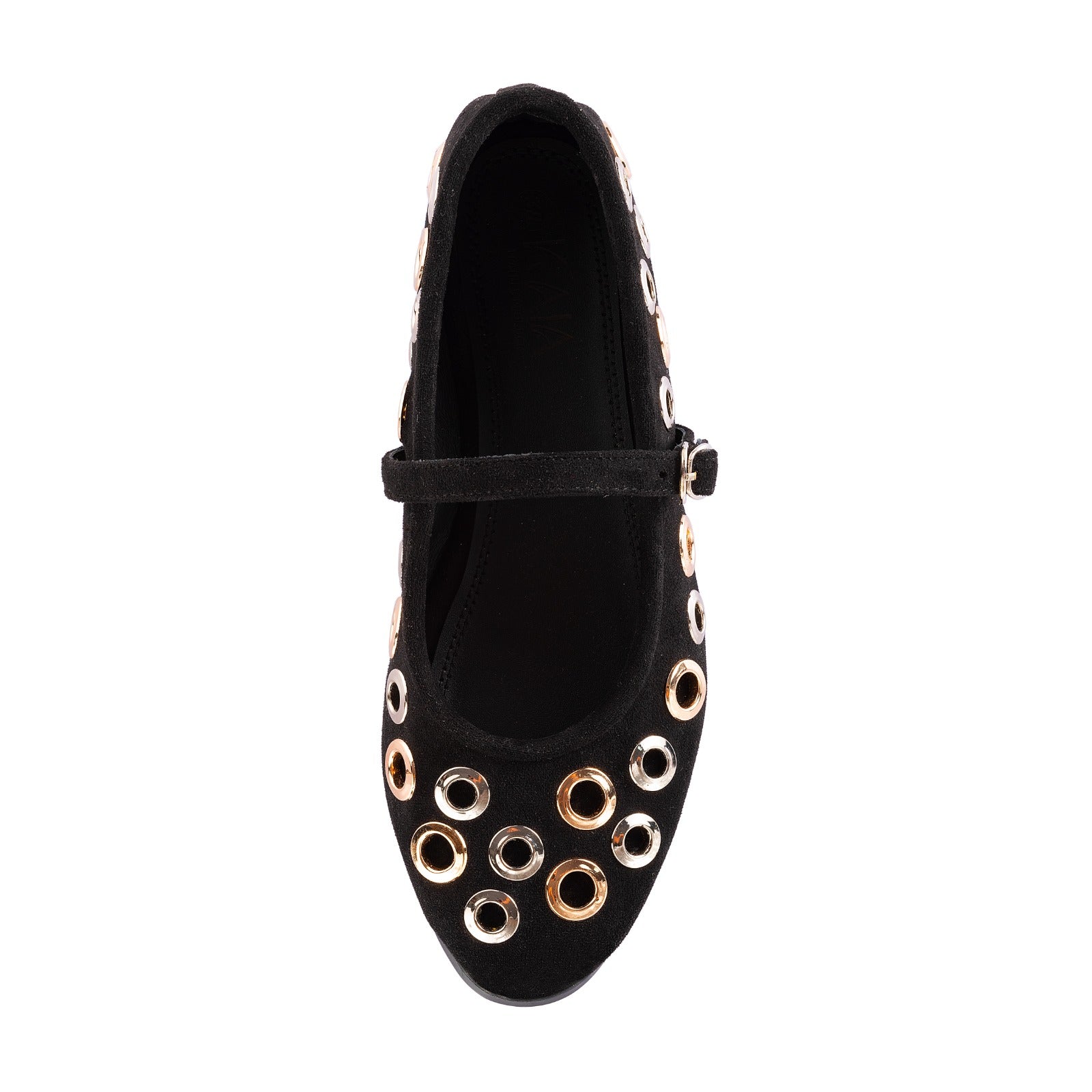 Studded Mary Jane Ballerina