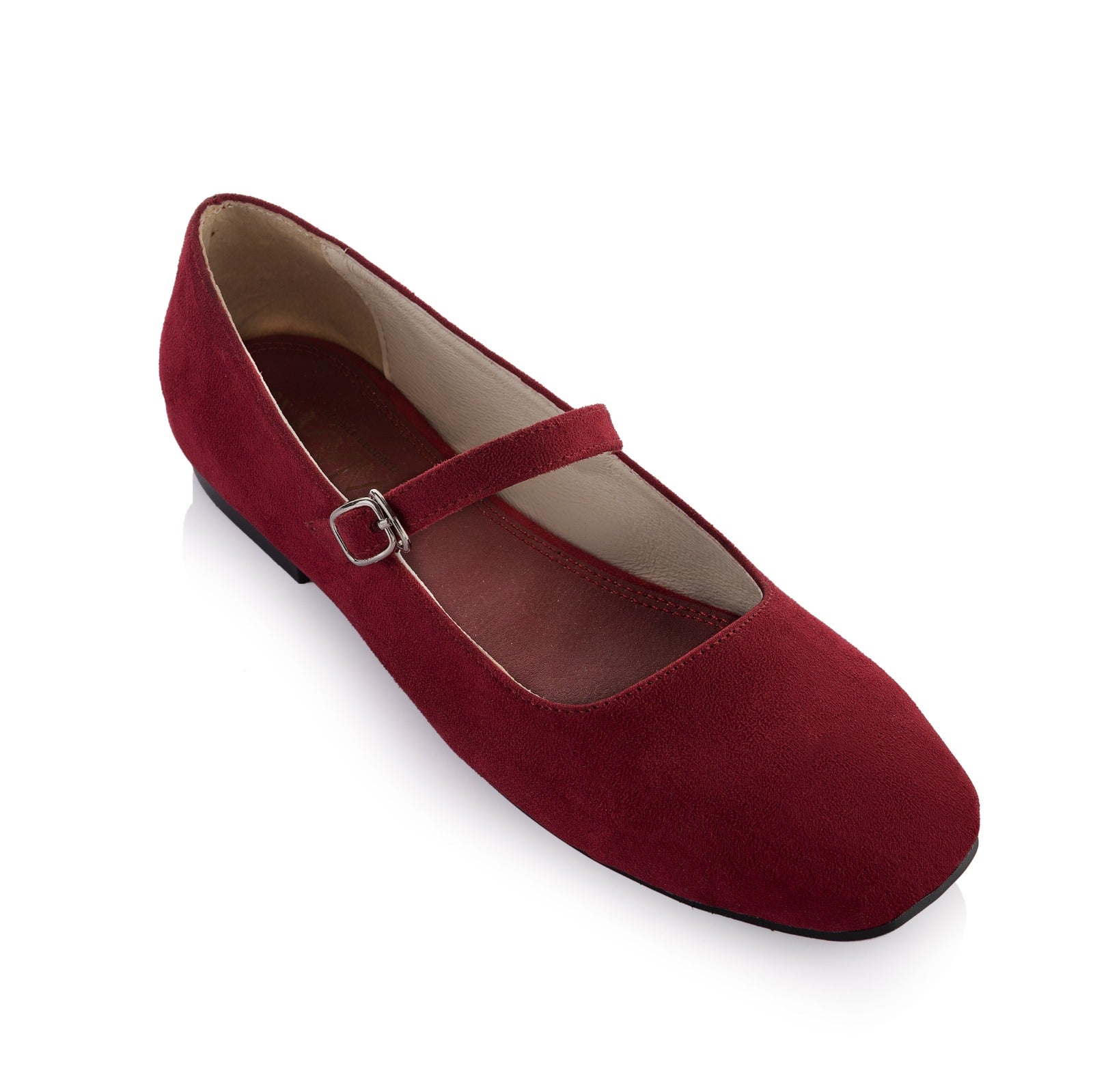 Suede Mary Jane Ballerina