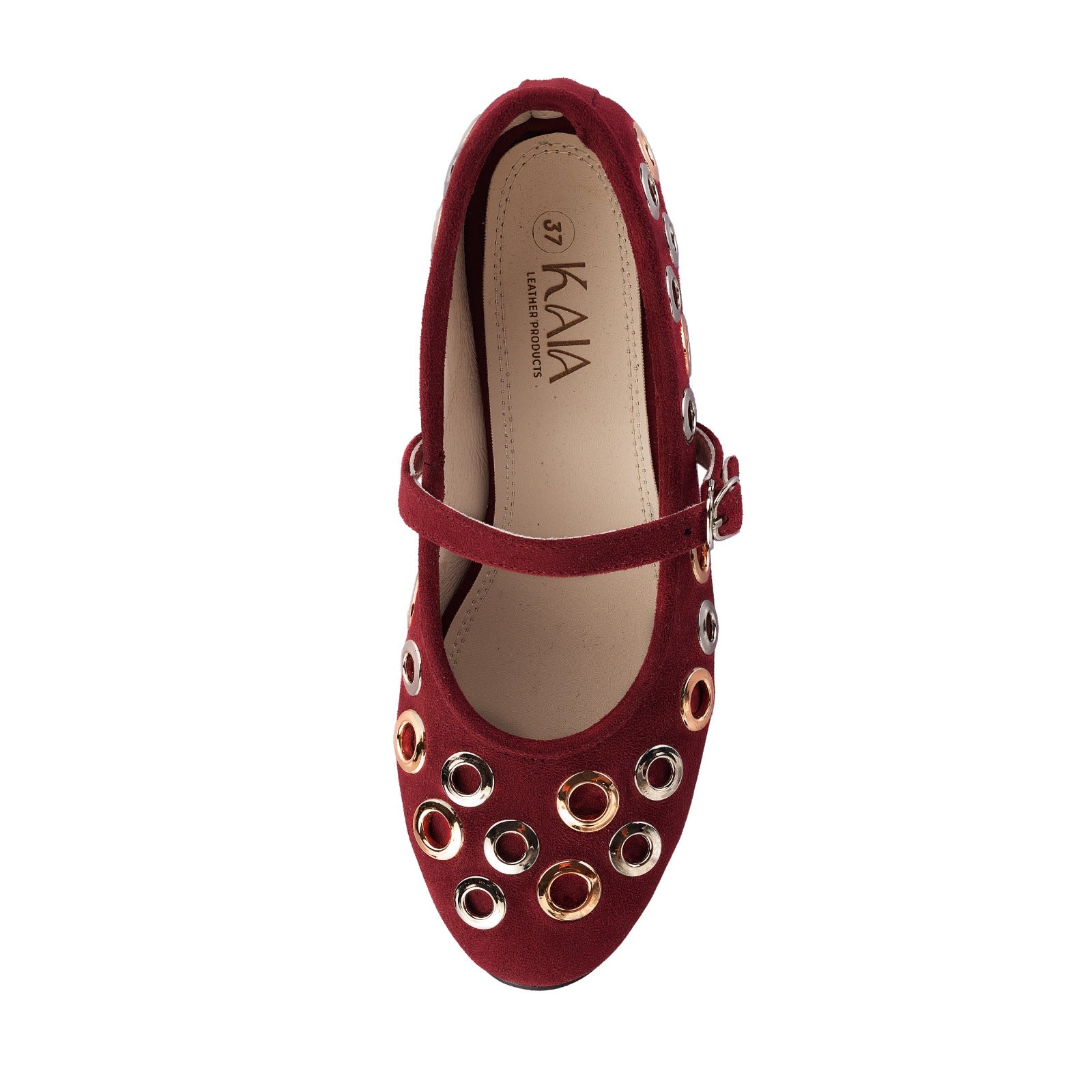Studded Mary Jane Ballerina