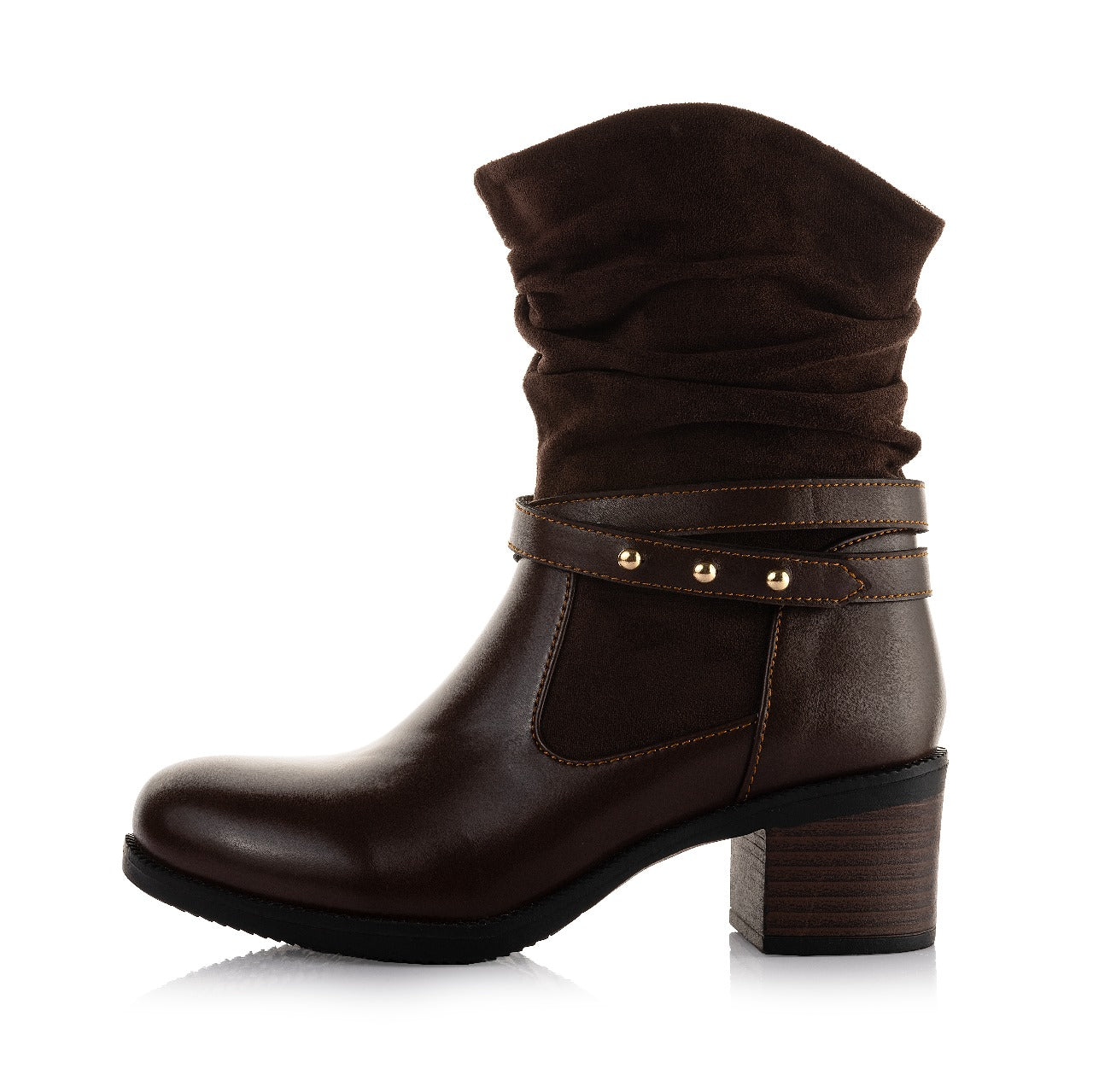 Slouchy Stud Boots