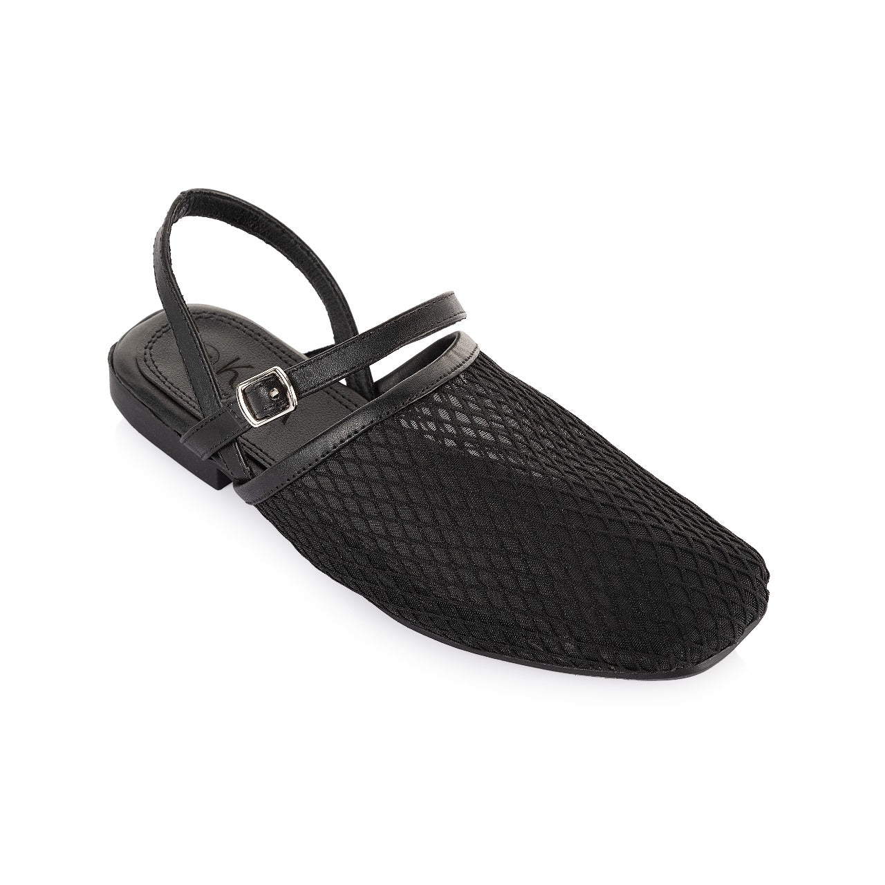 Mesh Slingback Flats