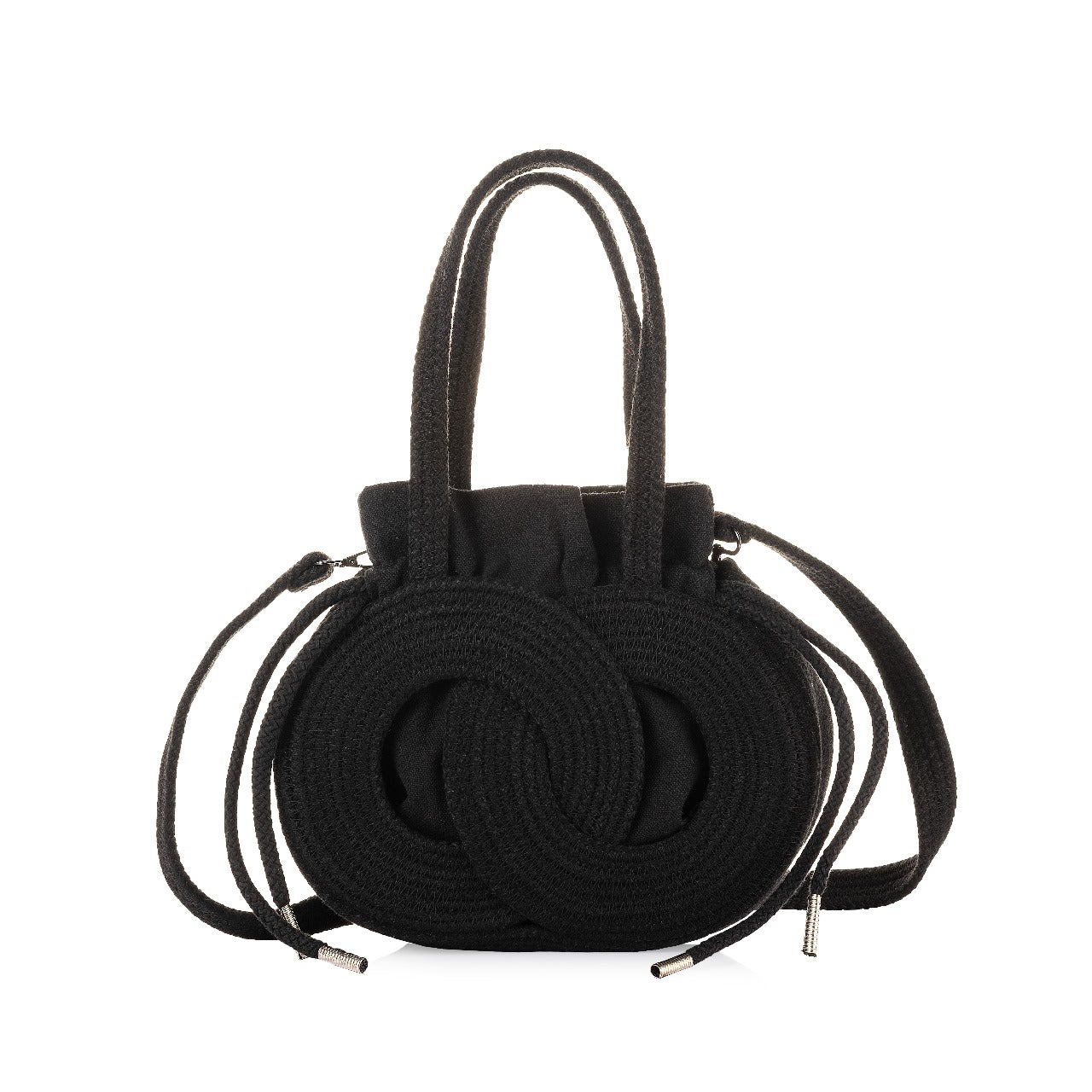 Intertwined Circle Bucket Bag