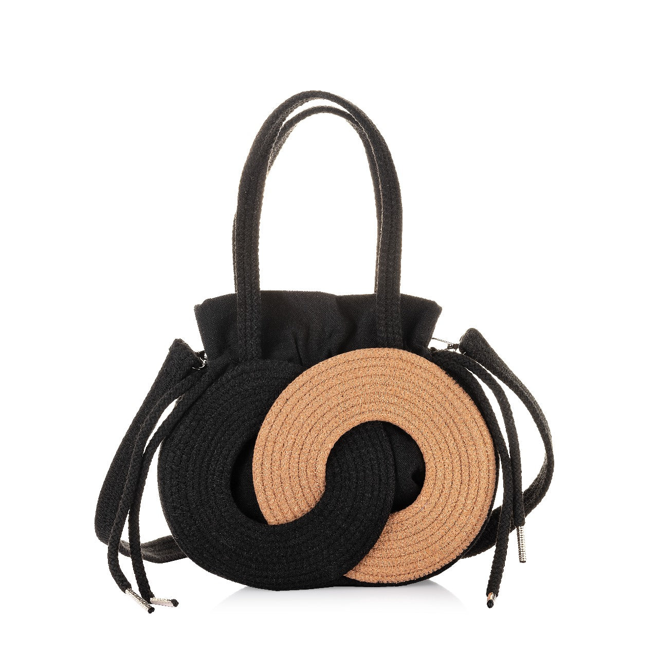 Intertwined Circle Bucket Bag