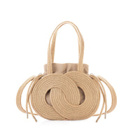 Intertwined Circle Bucket Bag