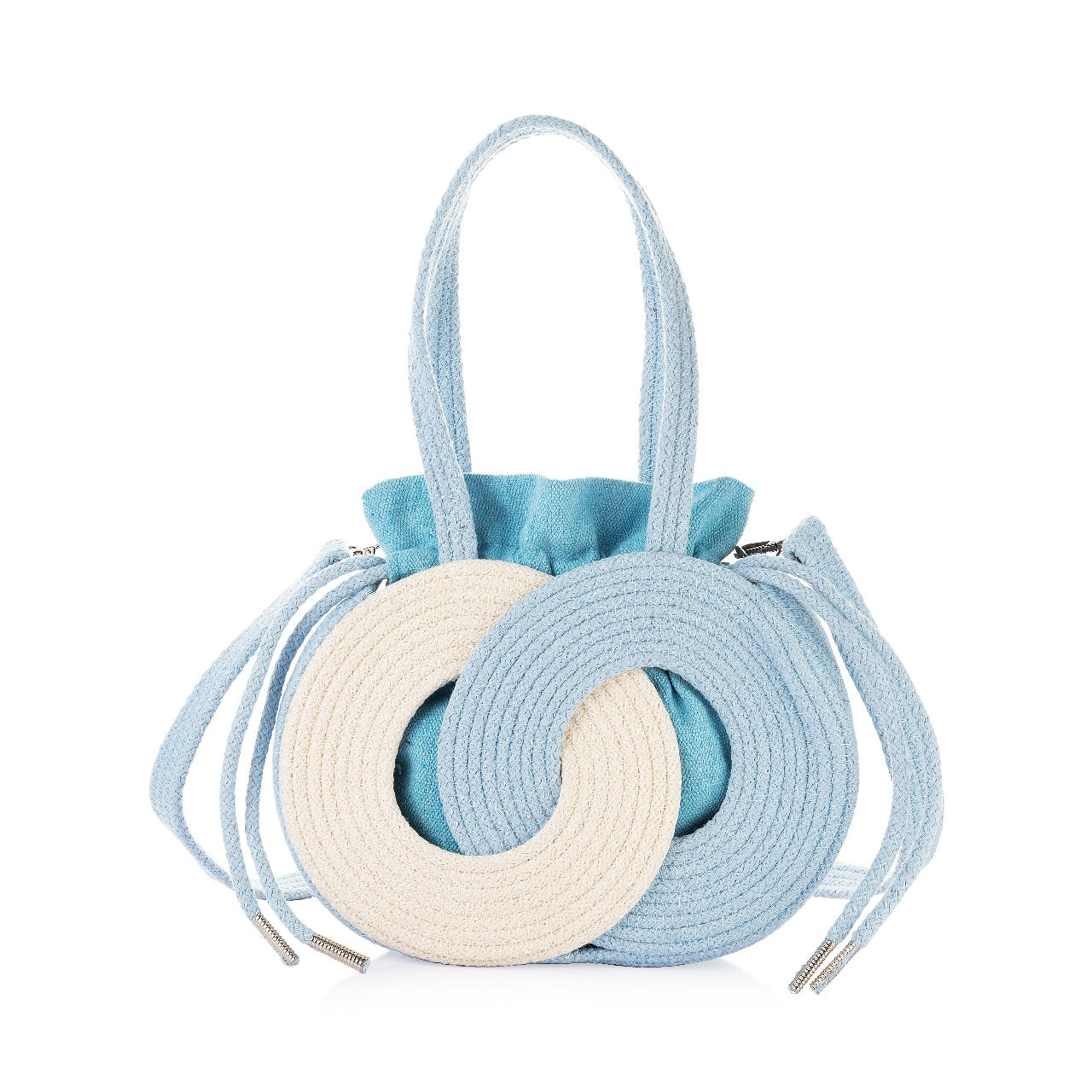 Intertwined Circle Bucket Bag