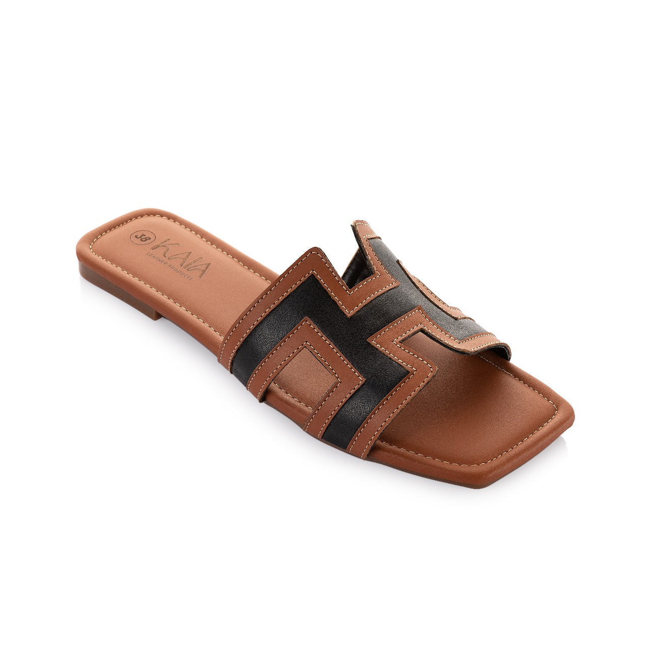 Zigzag Strap Slipper