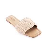 Floral Crochet Slides