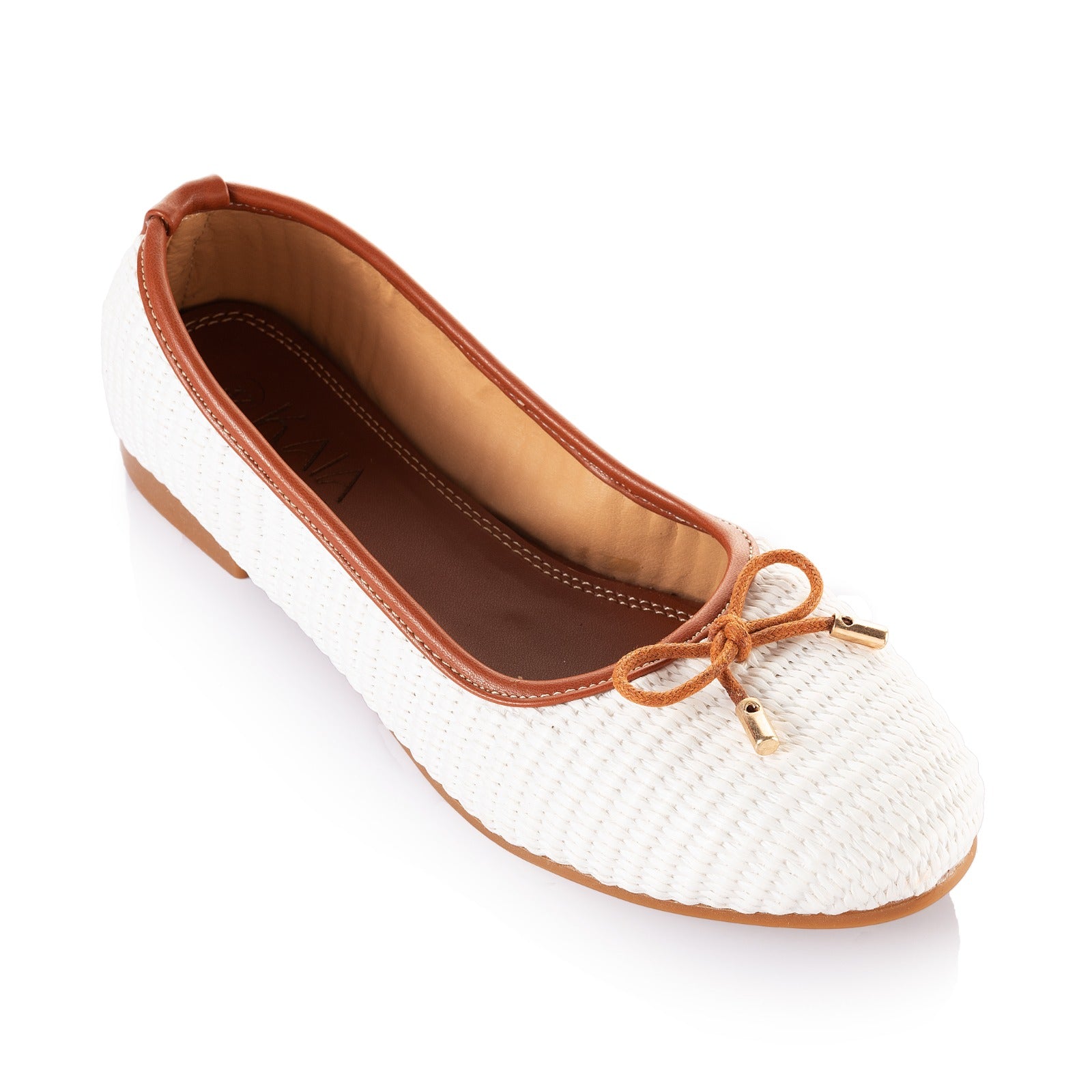 Straw Ballerina With Bow