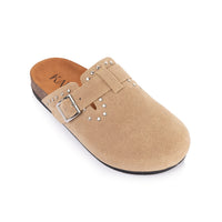 Studded Suede Clog