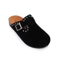 Studded Suede Clog