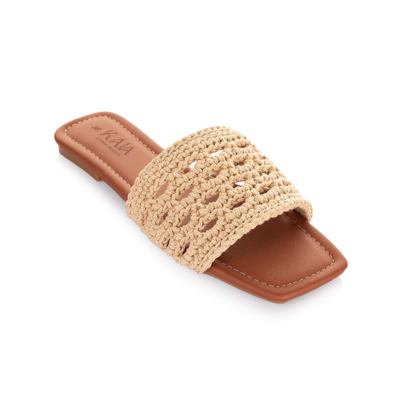 Woven Raffia Slippers