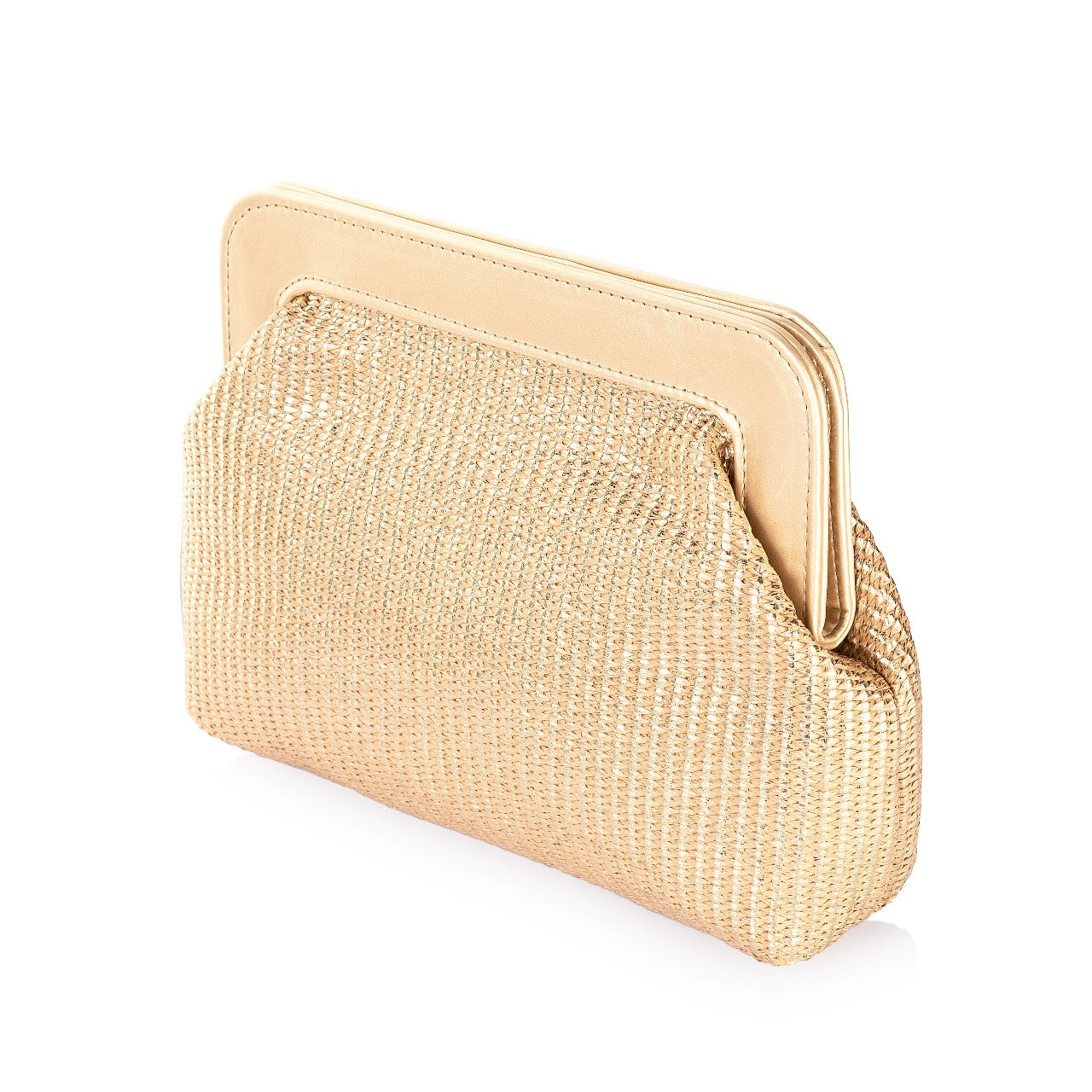 Structured Woven Clutch