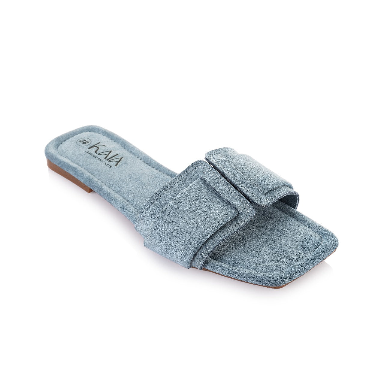 Suede Strap Slippers