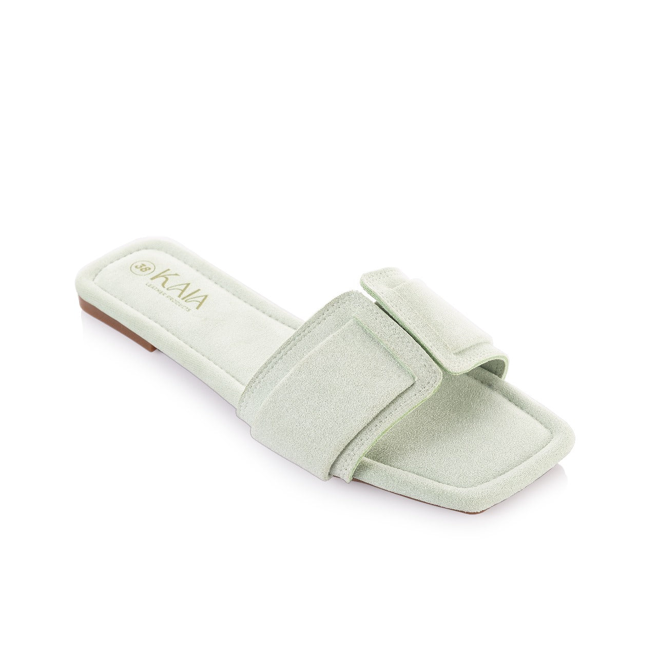 Suede Strap Slippers