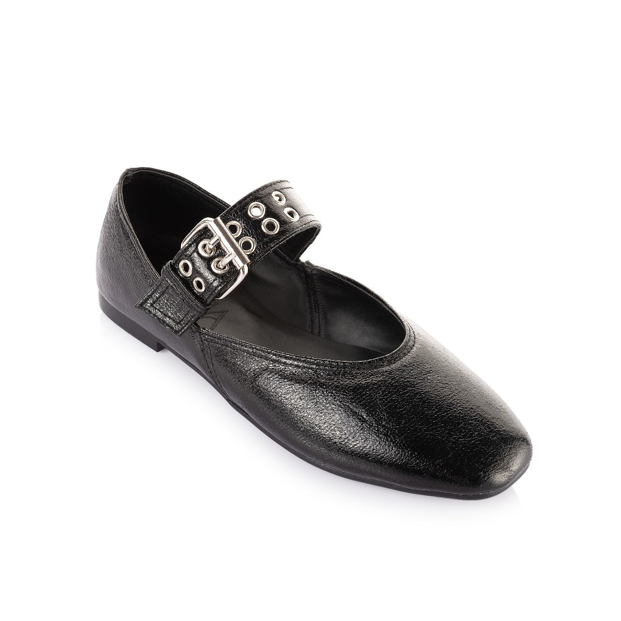 Buckled Mary Jane Ballerina