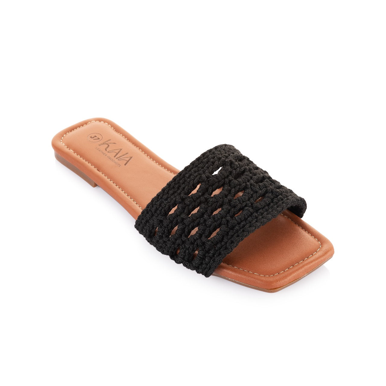 Woven Raffia Slippers