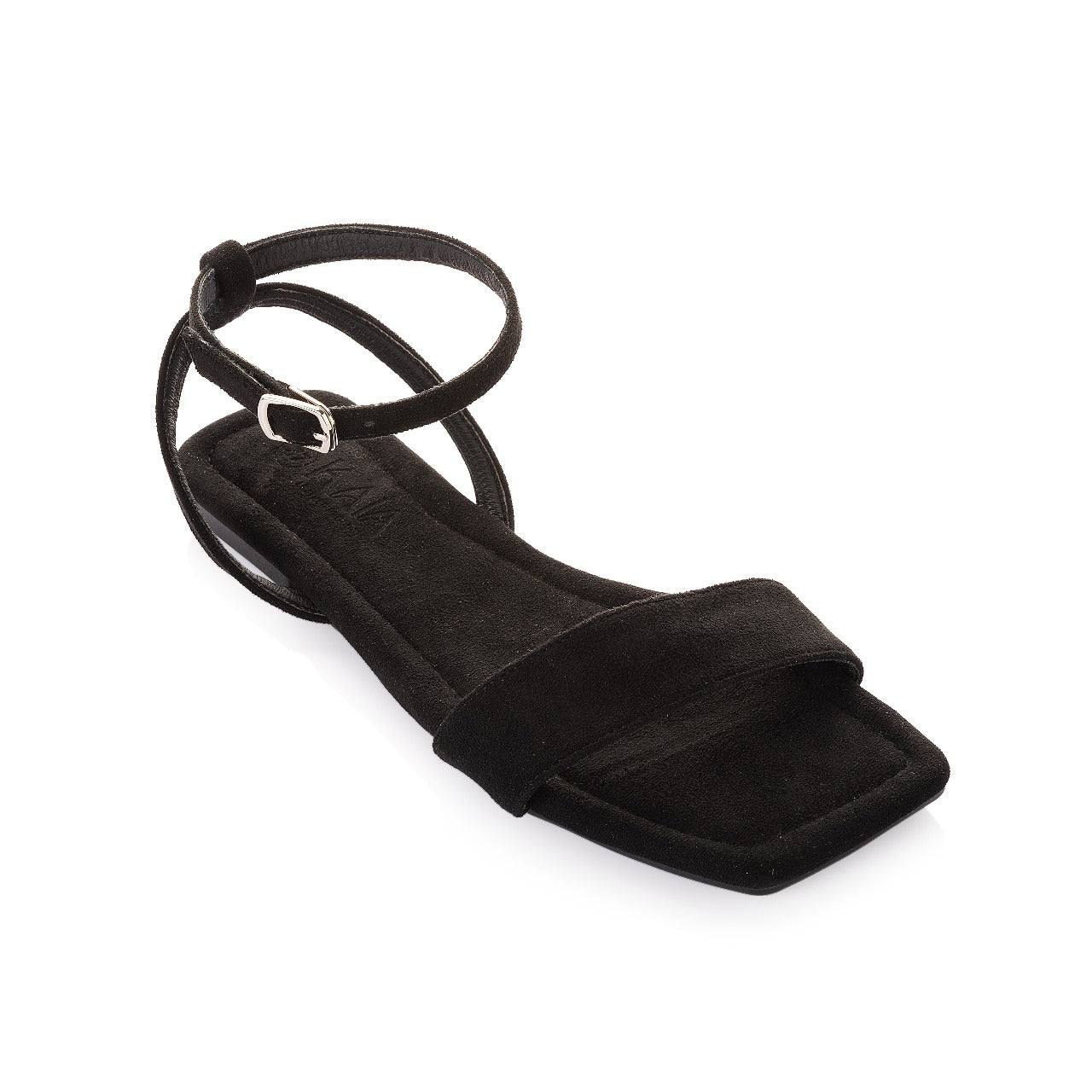 Suede Ankle Strap Sandal