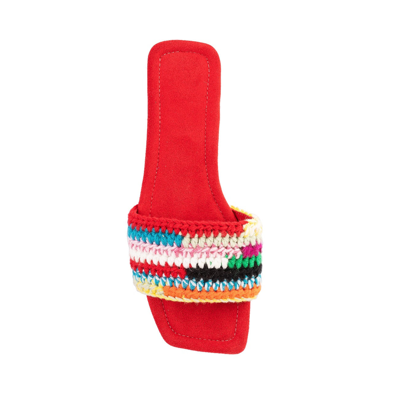 Vibrant Crochet Slides