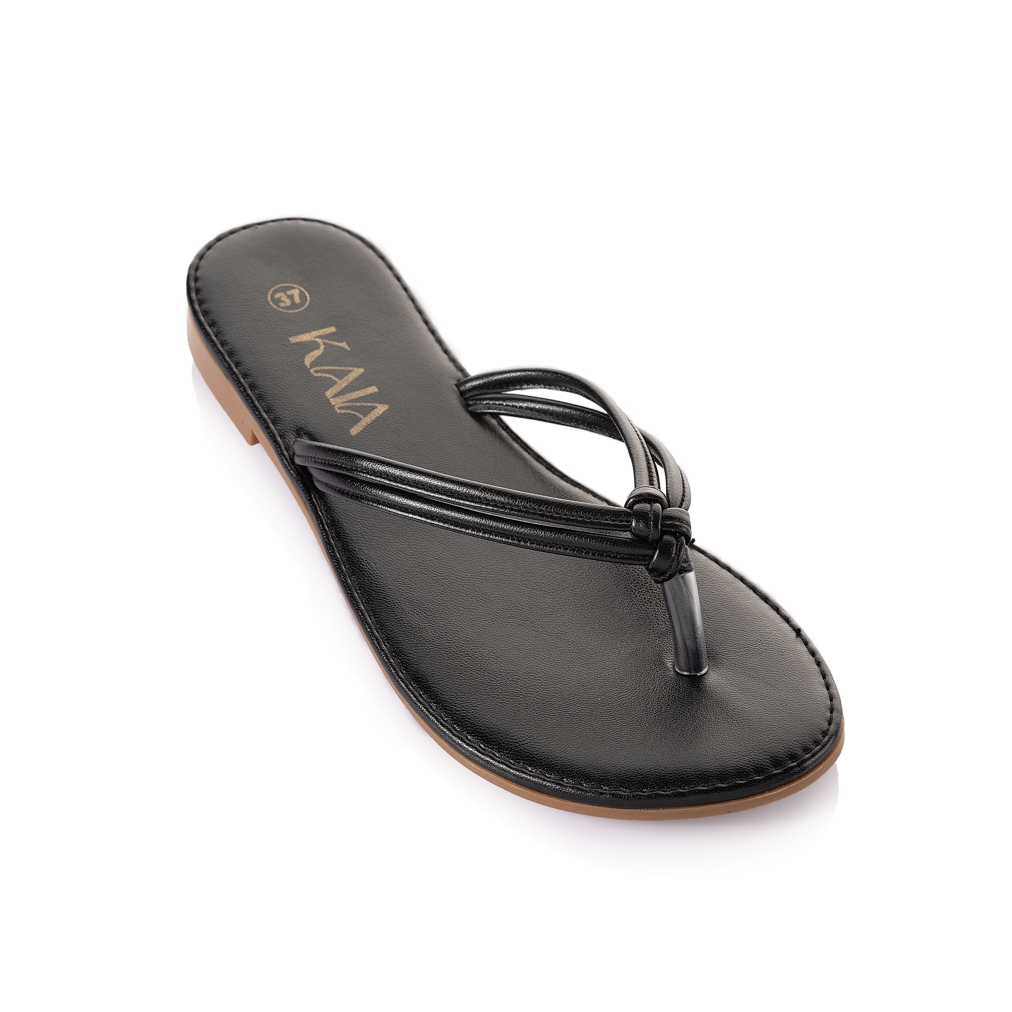 Leather Toe Slippers