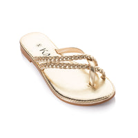 Leather Double Toe Slipper